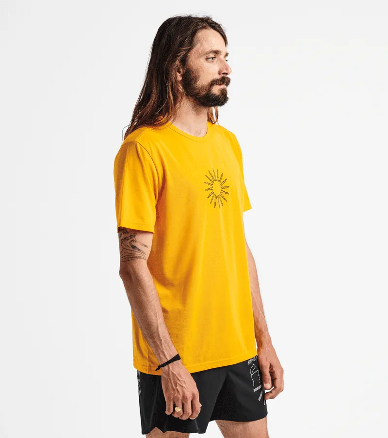 Mathis Short Sleeve Active Tee - Gold sold by Roark product image thumbnail 4