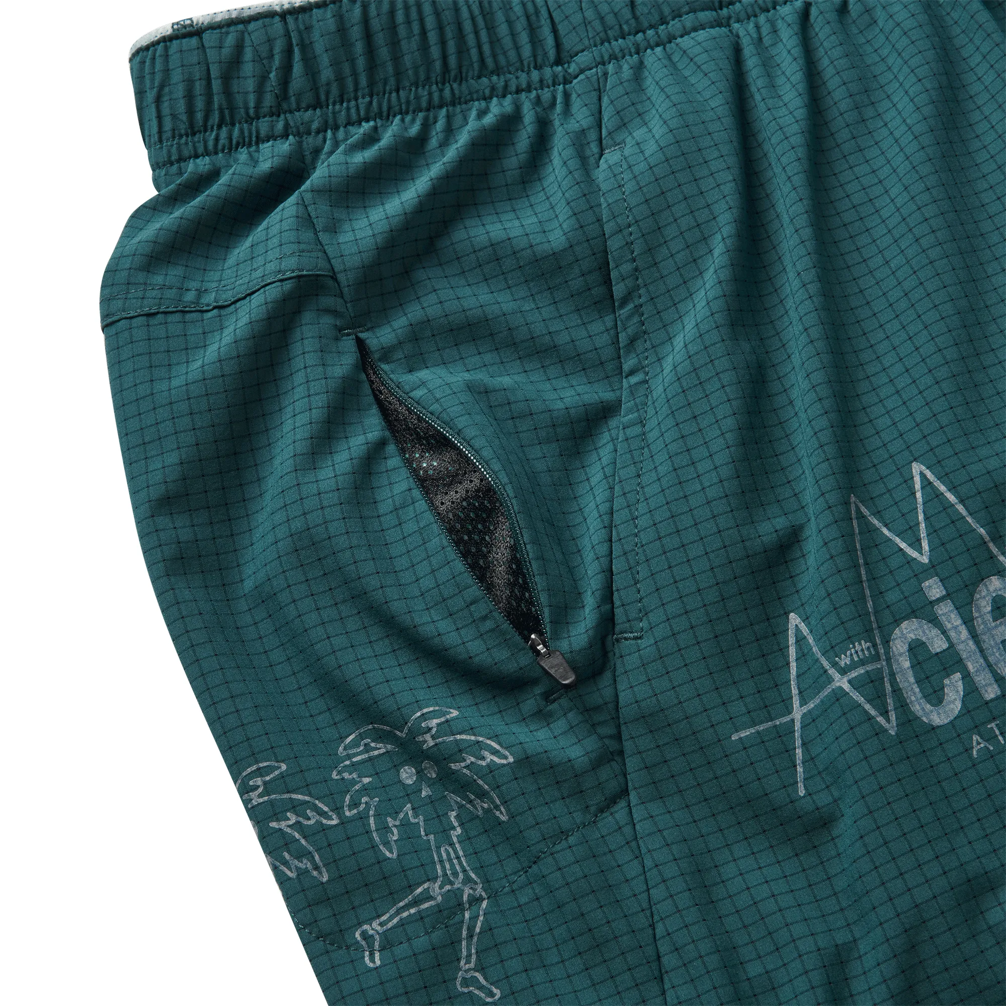 Bommer 3.5" Shorts - Ciele X Roark Evergreen sold by Roark product image thumbnail 5