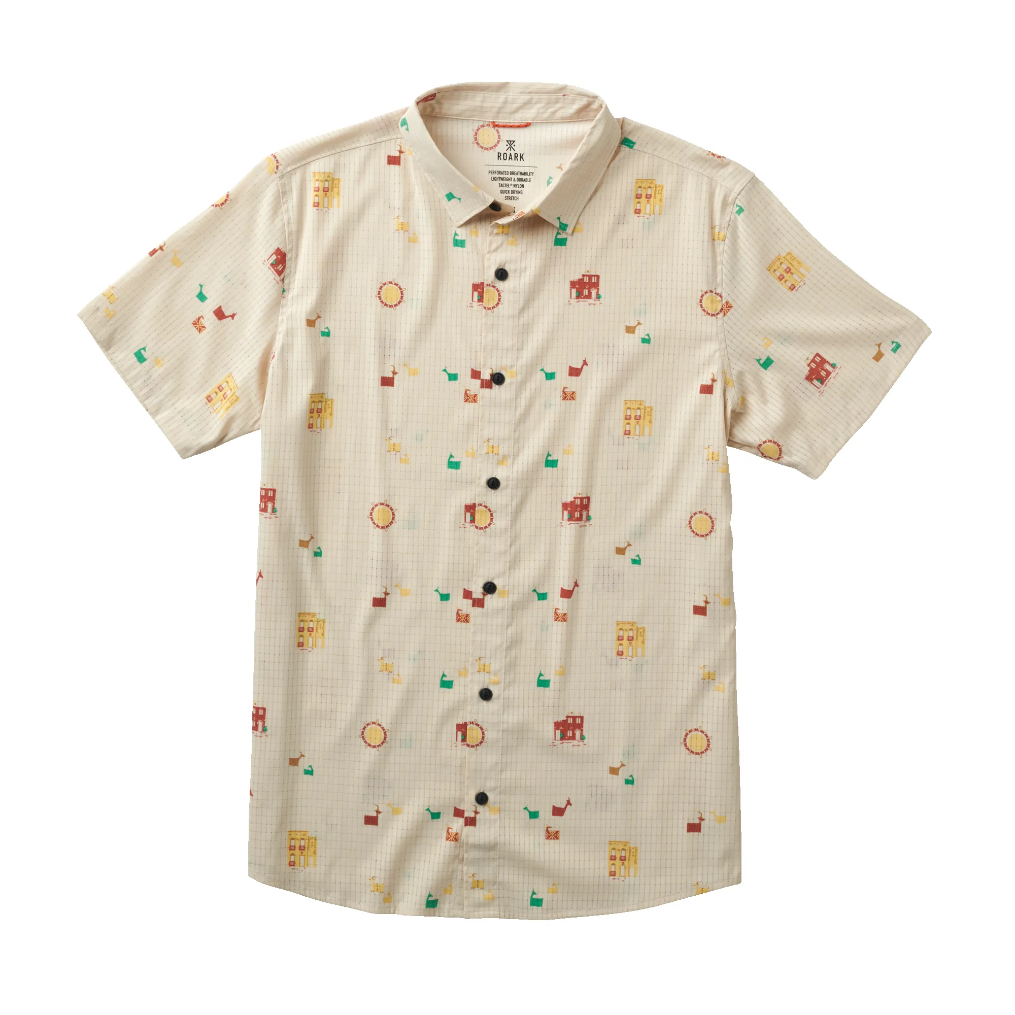 Bless Up Breathable Stretch Shirt - Almond Paste sold by Roark