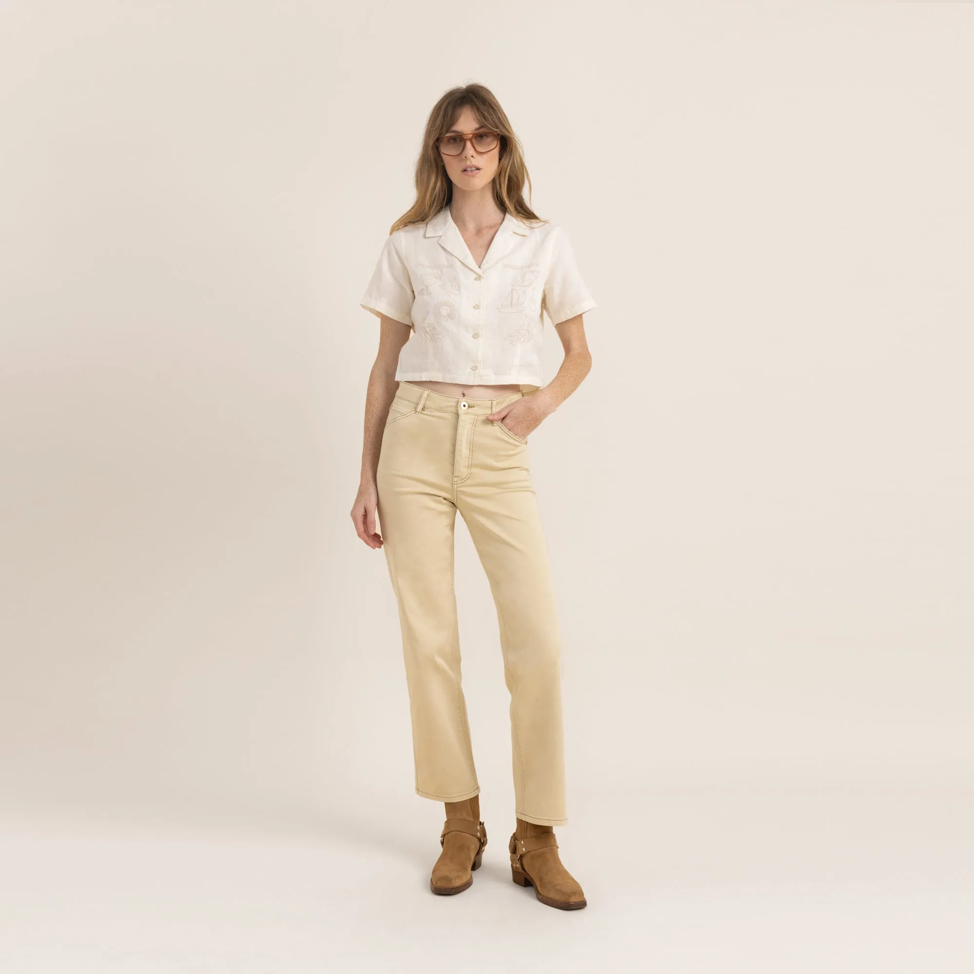 Camp Button Up Shirt - Coconut sold by Roark product image thumbnail 3