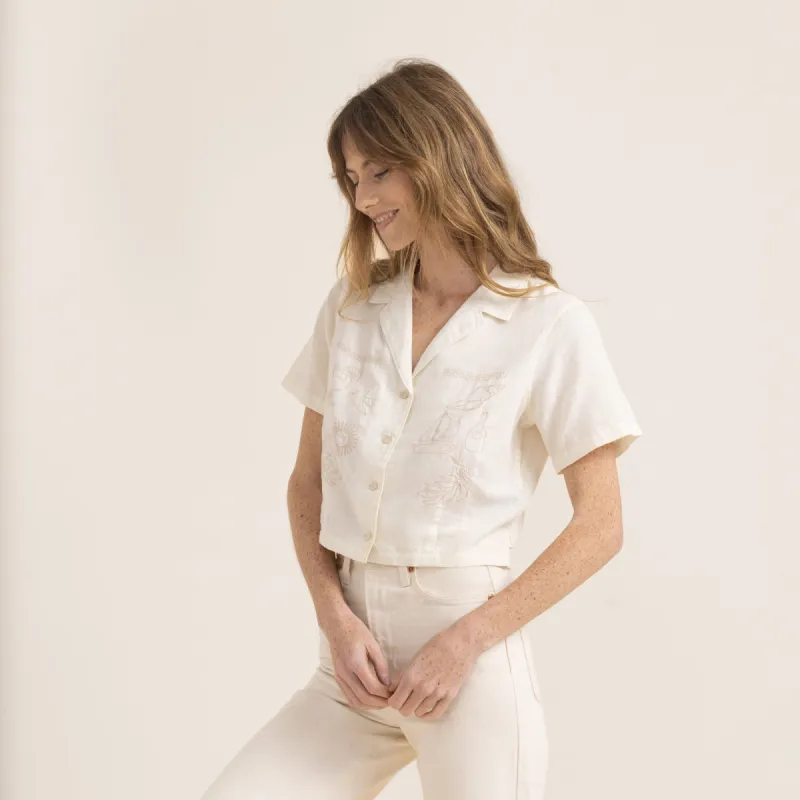 Camp Button Up Shirt - Coconut sold by Roark