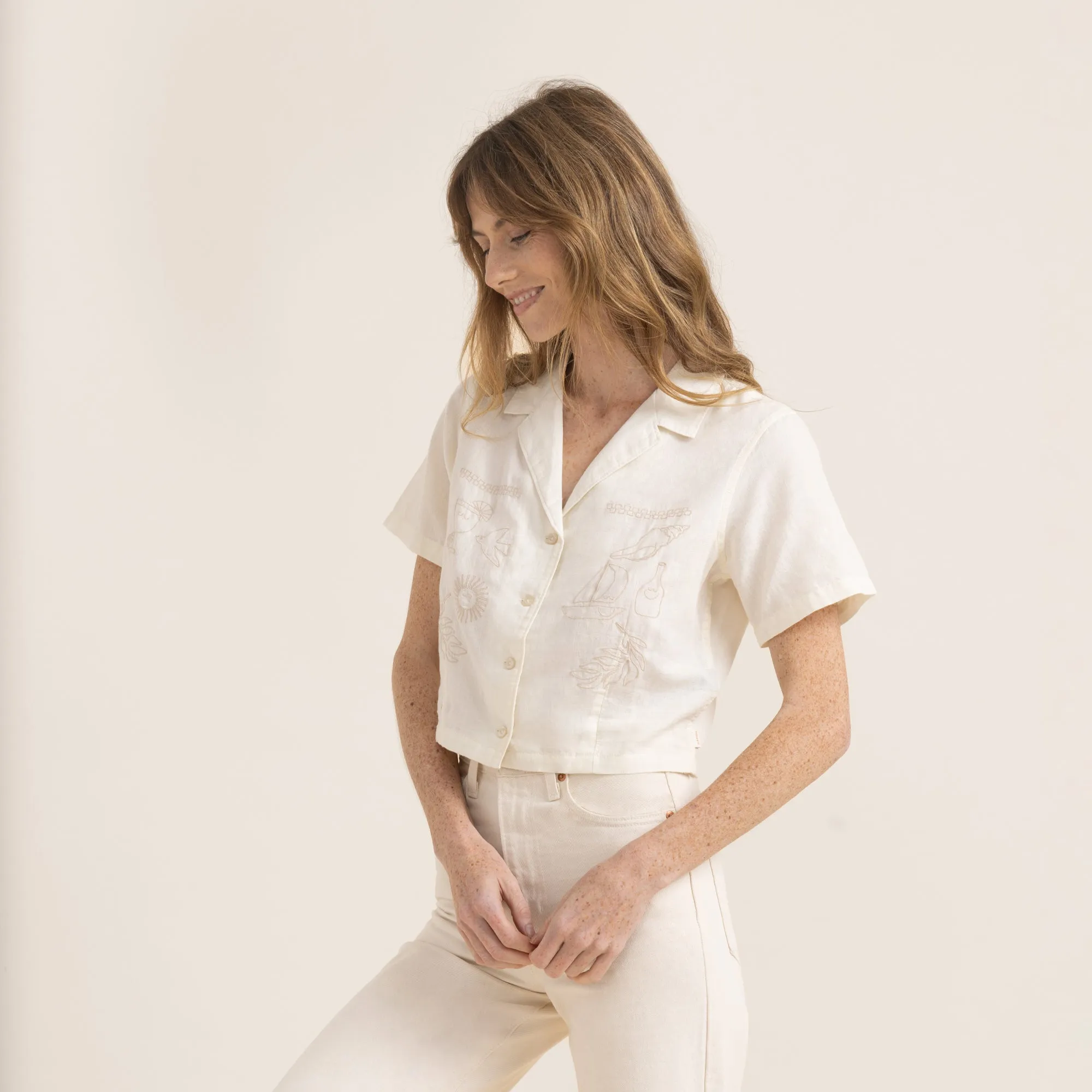 Camp Button Up Shirt - Coconut sold by Roark