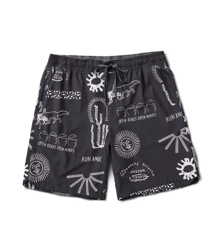Serrano 2.0 Active Shorts 8" - Black Print made by Roark