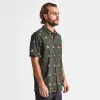 Bless Up Breathable Stretch Shirt - Dark Military Print sold by Roark