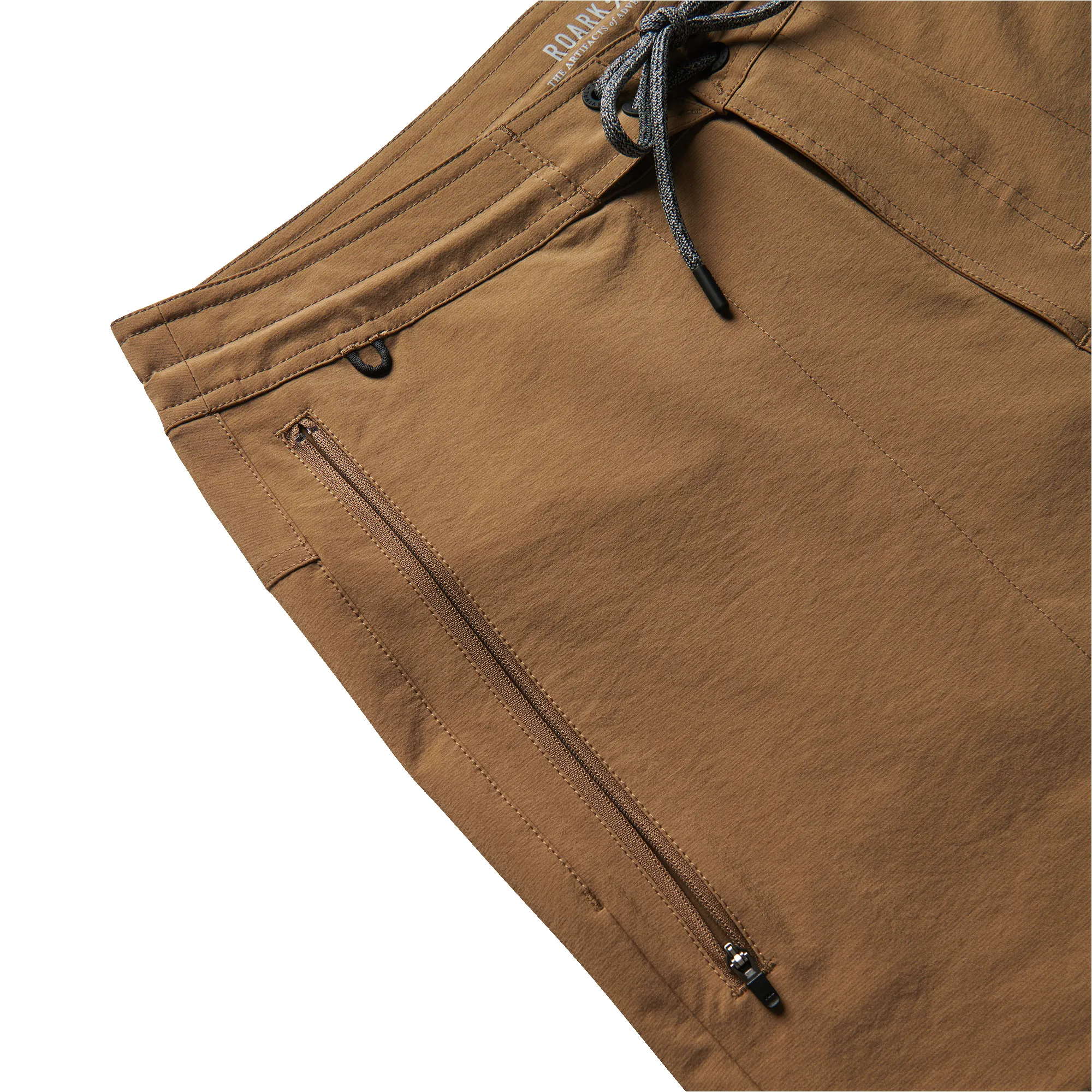 Layover Trail Short 3.0 - Dark Khaki sold by Roark product image thumbnail 4