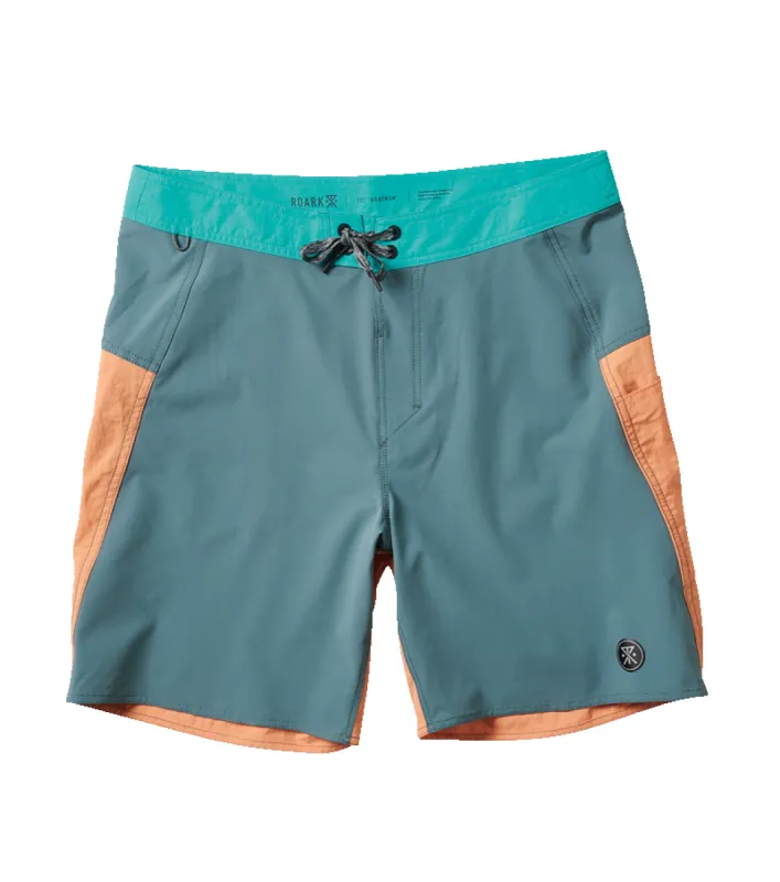 Boatman Boardshorts 17" - Grey Blue sold by Roark