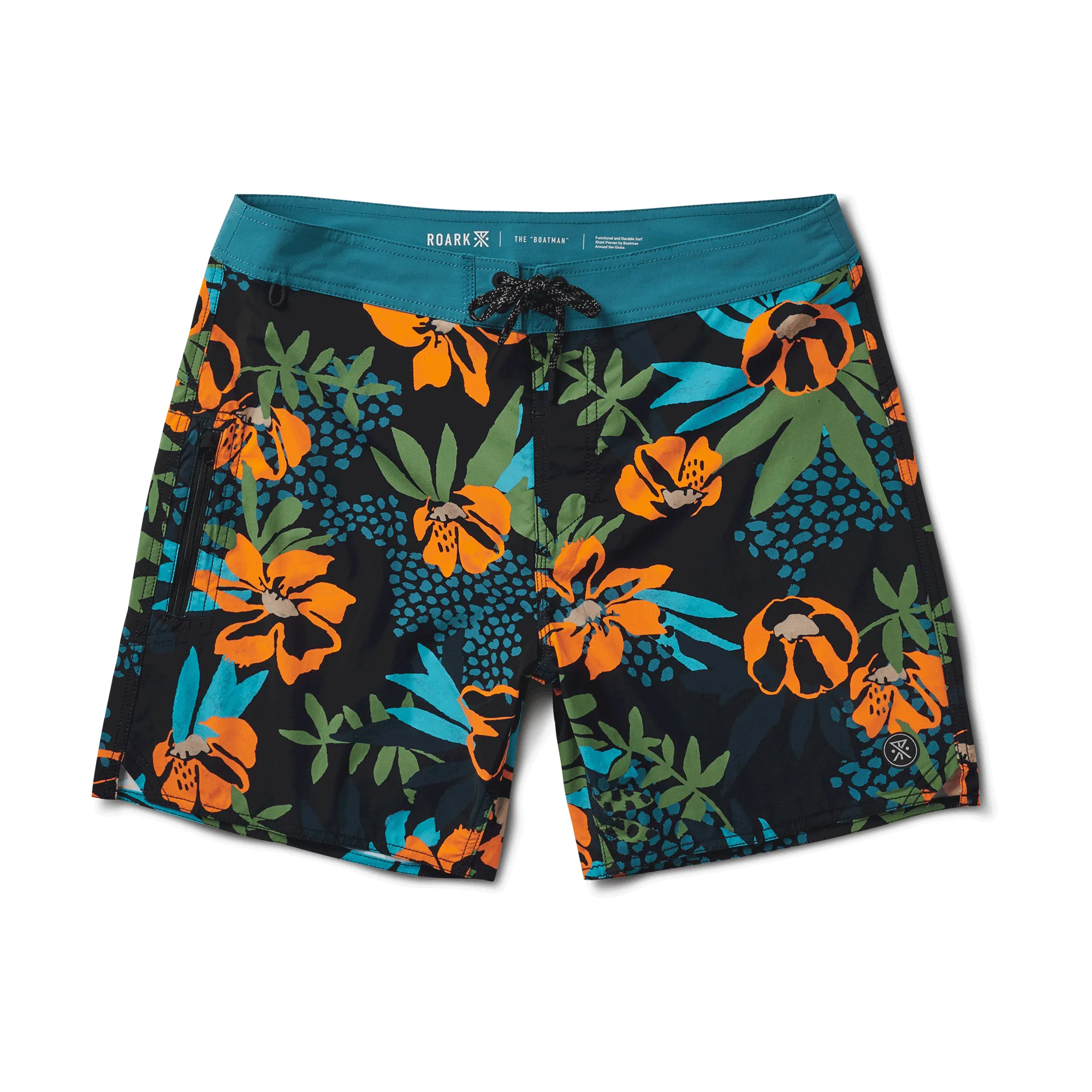Boatman 2.0 17" Boardshorts - Black sold by Roark