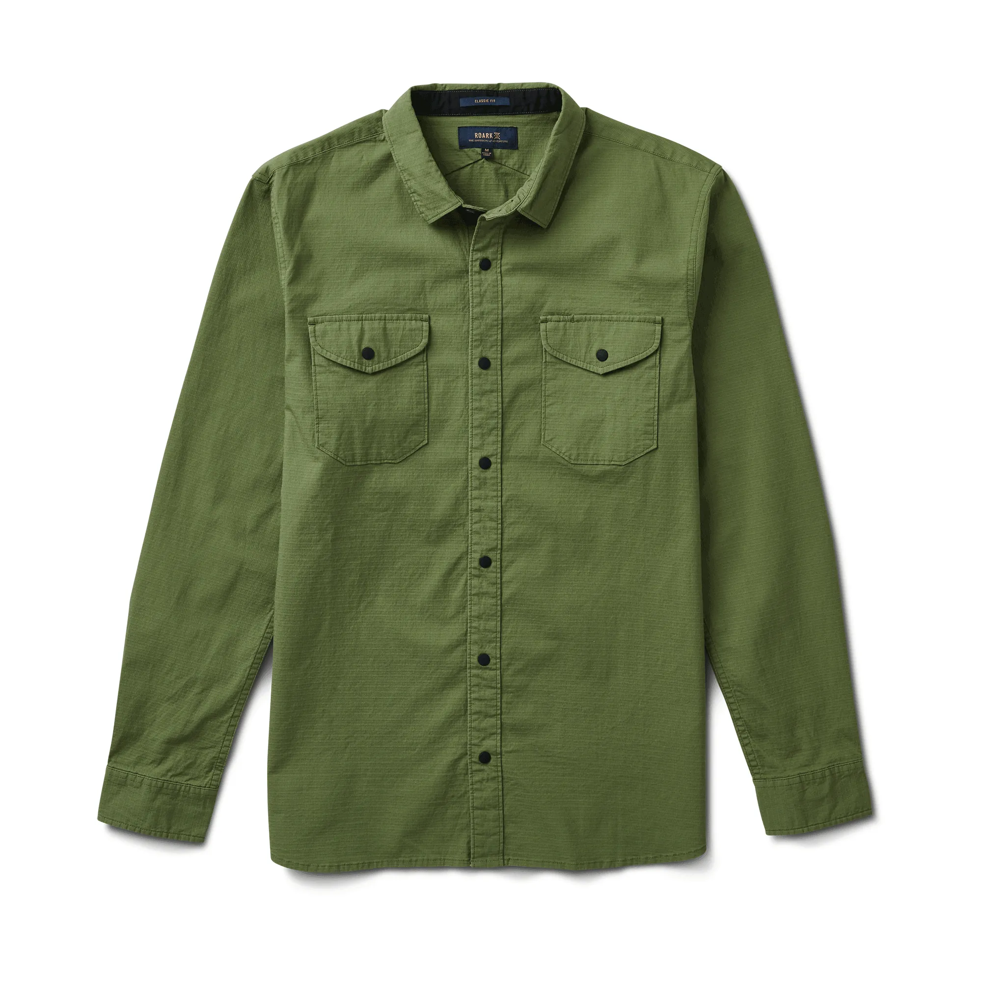 Campover Long Sleeve Button Up Shirt - Jungle Green sold by Roark