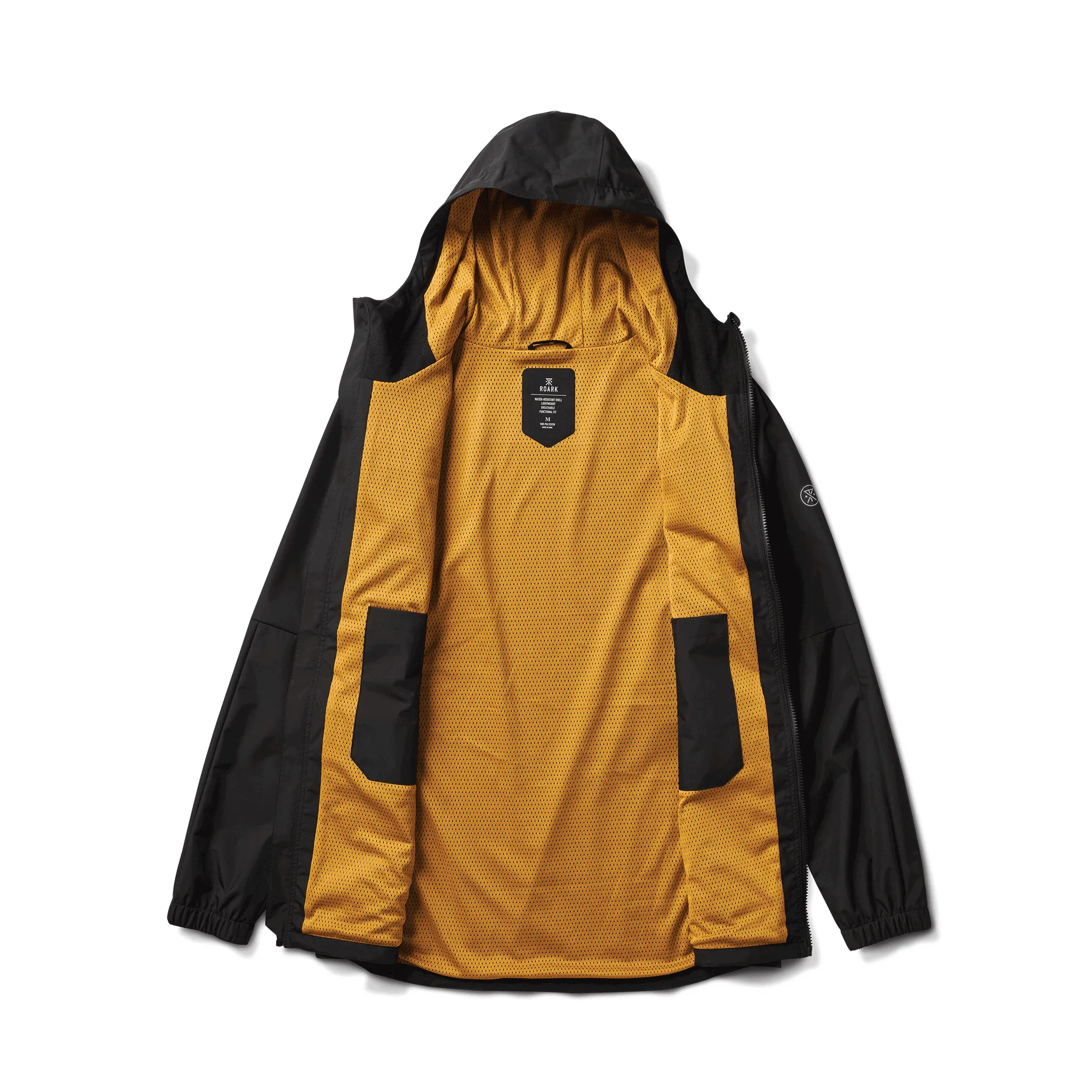 Cascade Rain Shell Jacket - Black sold by Roark product image thumbnail 2