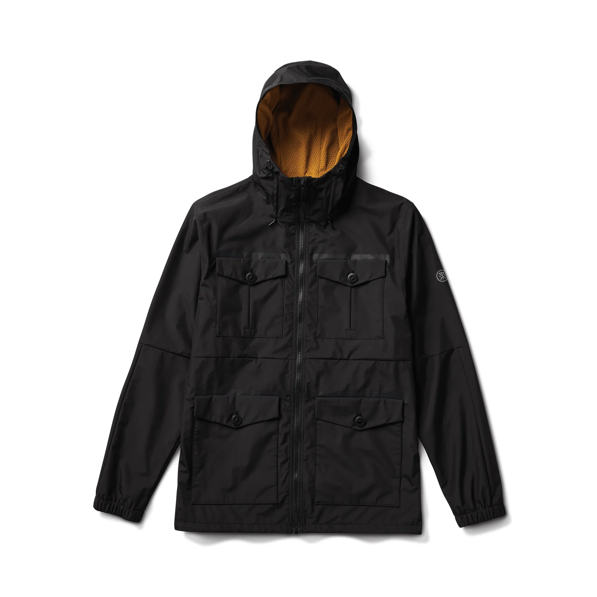 Cascade Rain Shell Jacket - Black sold by Roark