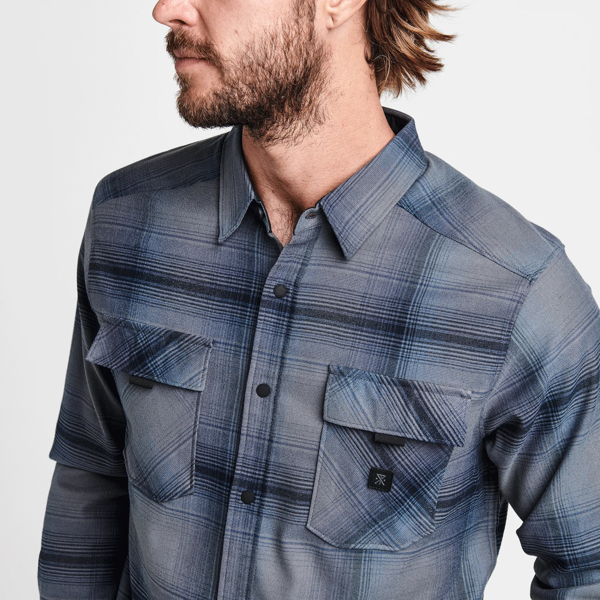Diablo-Alpinist Flannel - Blue sold by Roark product image thumbnail 3