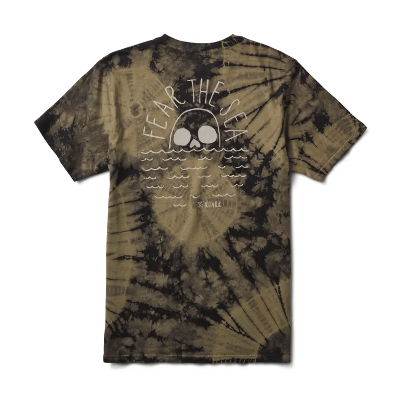 Fear The Sea Premium Tee - Dusty Green Shibori sold by Roark