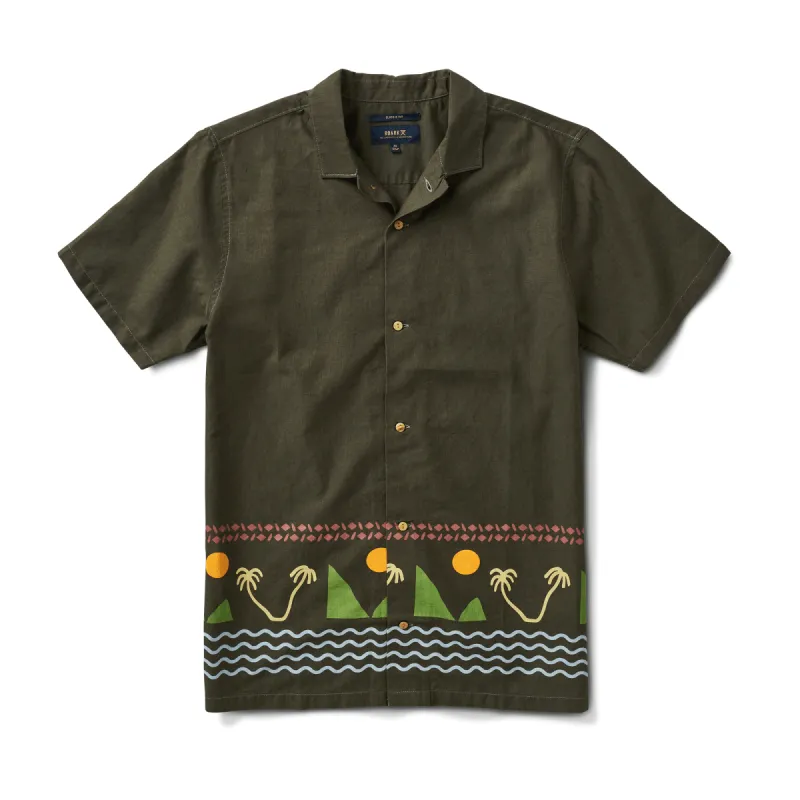 Gonzo Short Sleeve Button Up Shirt - Dark Military sold by Roark