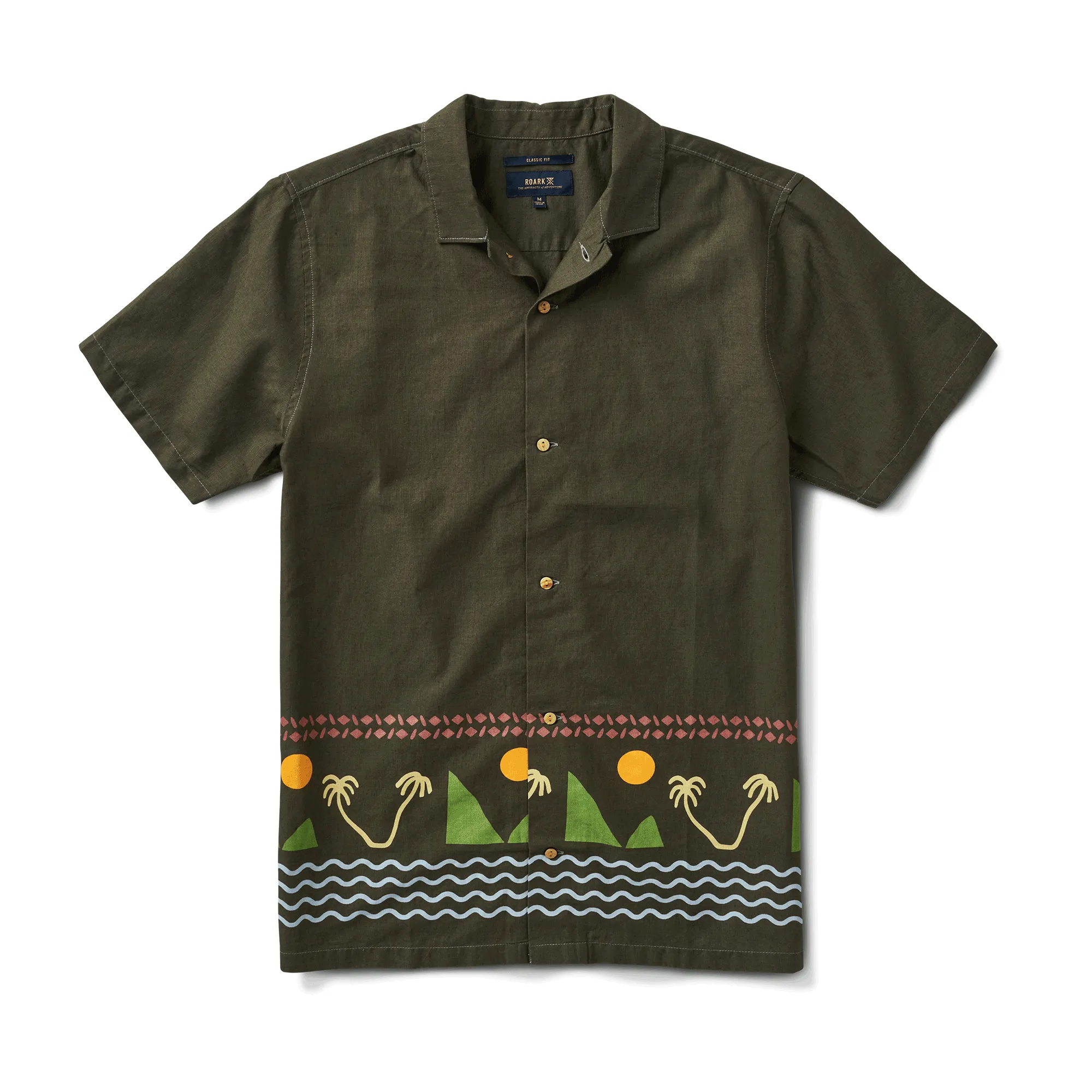 Gonzo Short Sleeve Button Up Shirt - Dark Military sold by Roark
