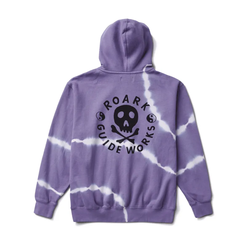 Guideworks Hoodie - Purple Haze Shibori sold by Roark