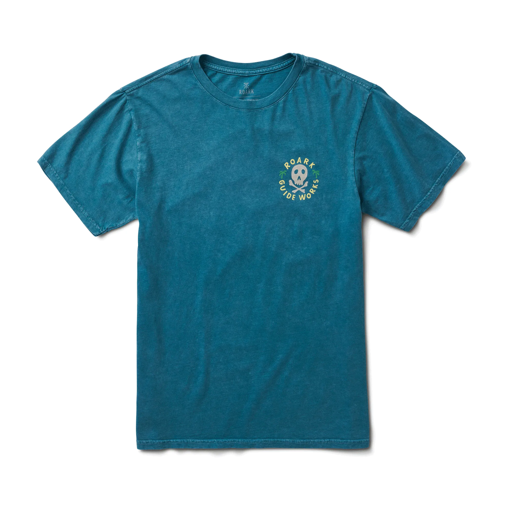 Guideworks Skull Premium Tee - Hydro Blue sold by Roark product image thumbnail 2