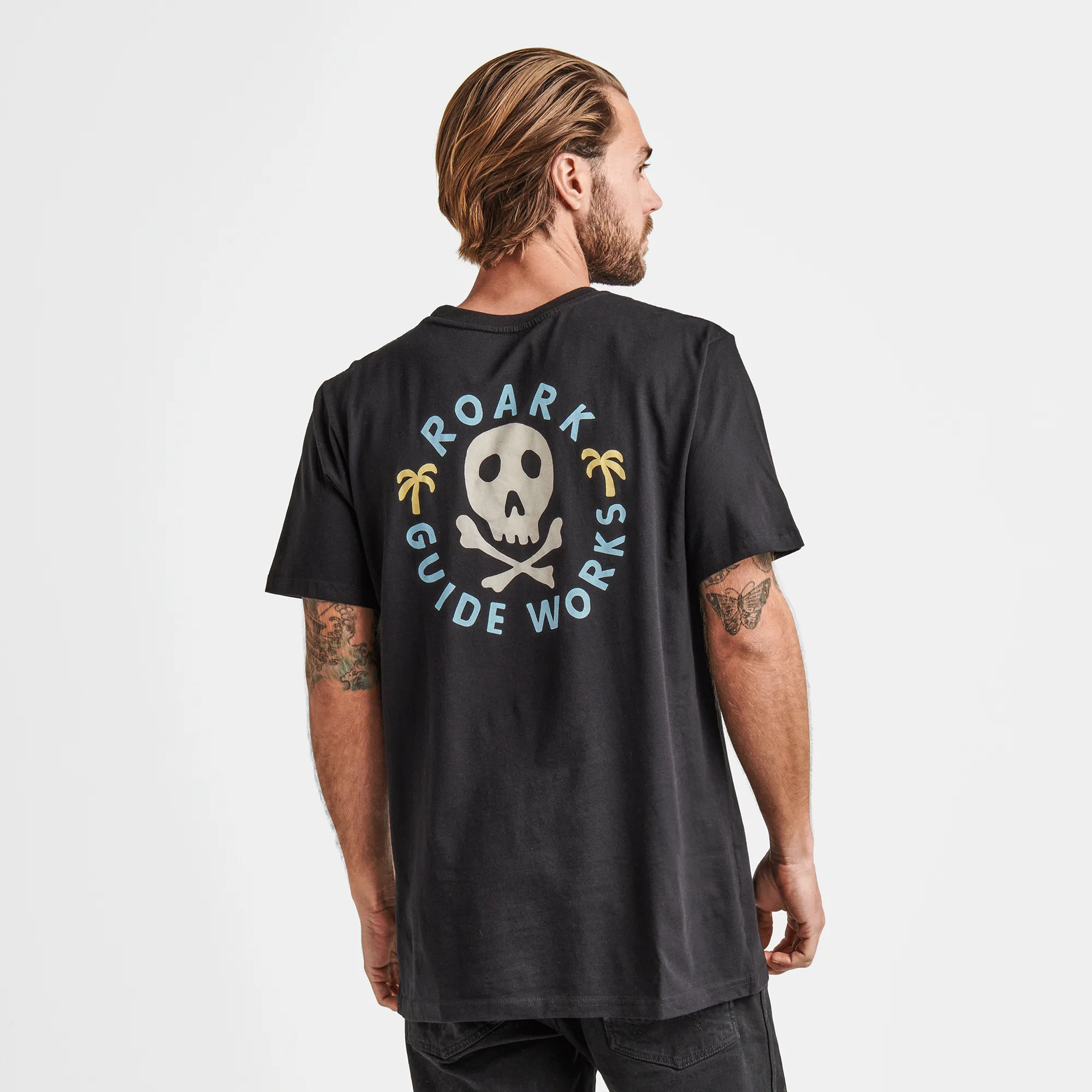 Guideworks Skull Staple Tee - Black sold by Roark product image thumbnail 3