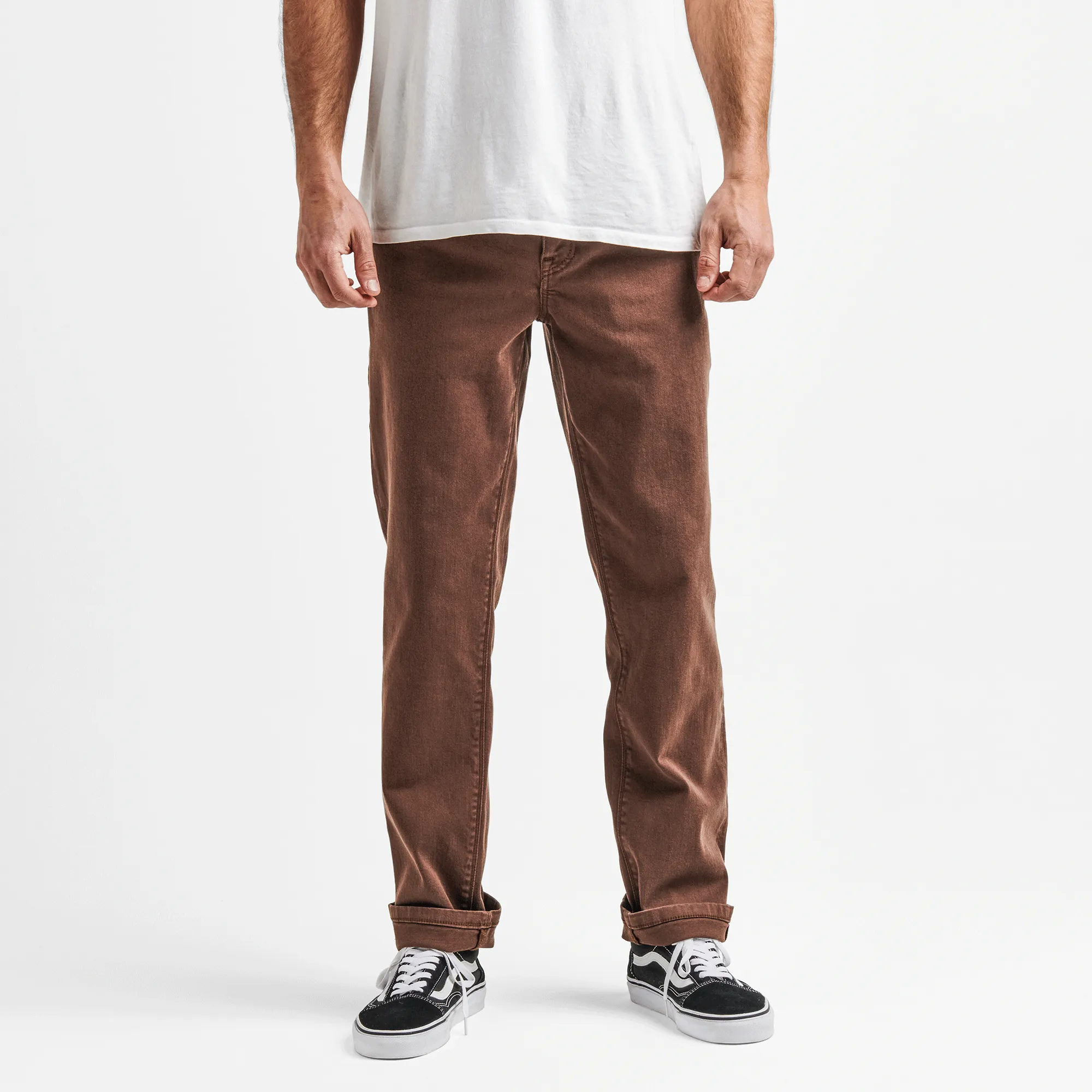 HWY 128 Straight Fit Broken Twill Jeans - Brown sold by Roark product image thumbnail 2