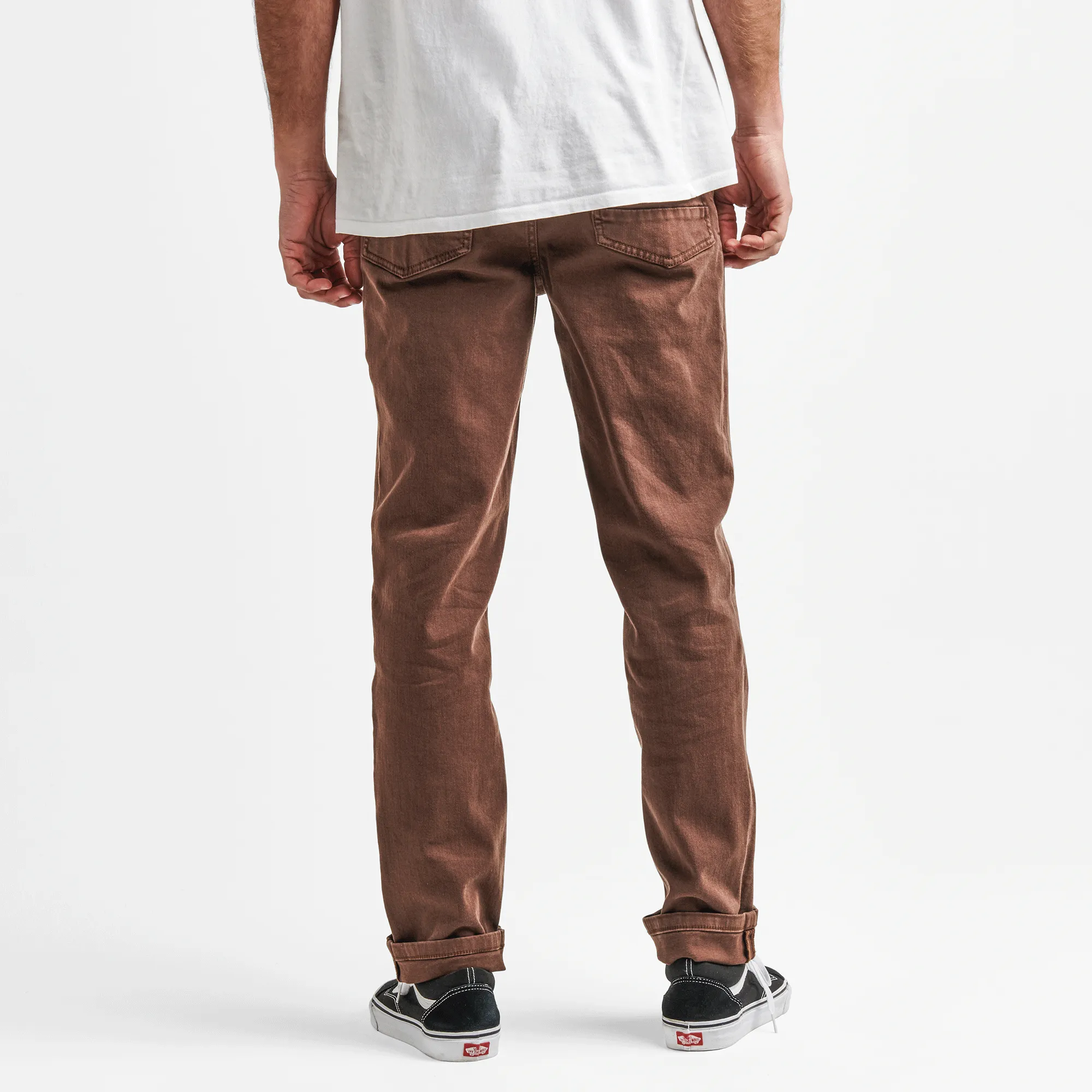 HWY 128 Straight Fit Broken Twill Jeans - Brown sold by Roark product image thumbnail 3