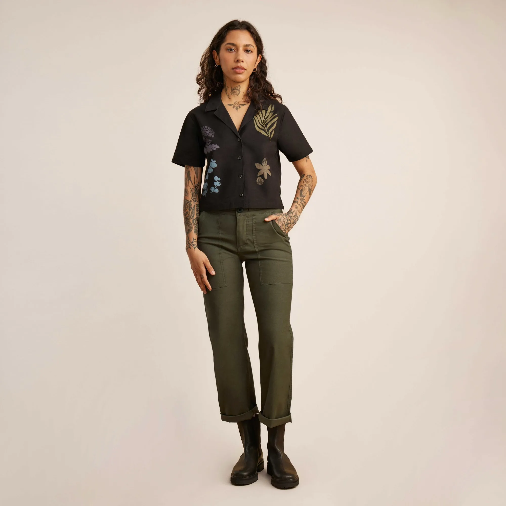 Idle Button Up Shirt - Black sold by Roark product image thumbnail 3