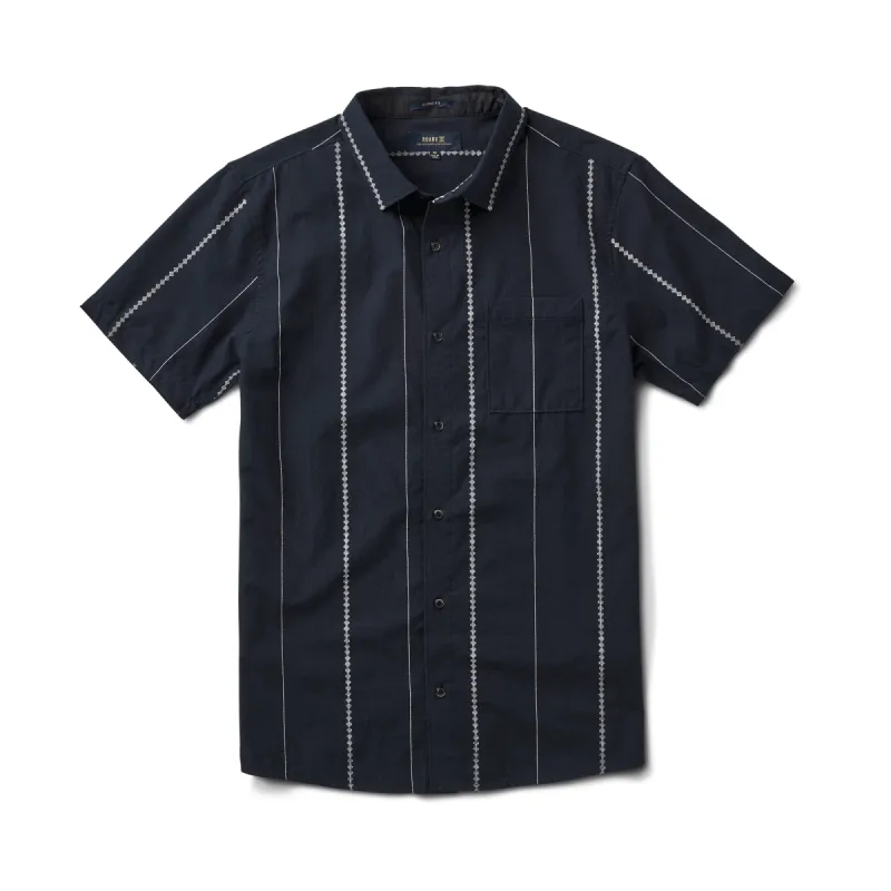 Journey Short Sleeve Button Up Shirt - Dark Navy sold by Roark