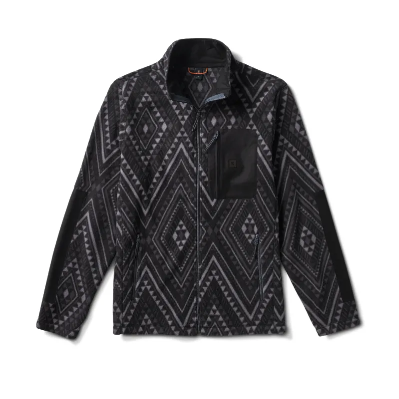 Landfall Fleece Hoodie - Black Print sold by Roark