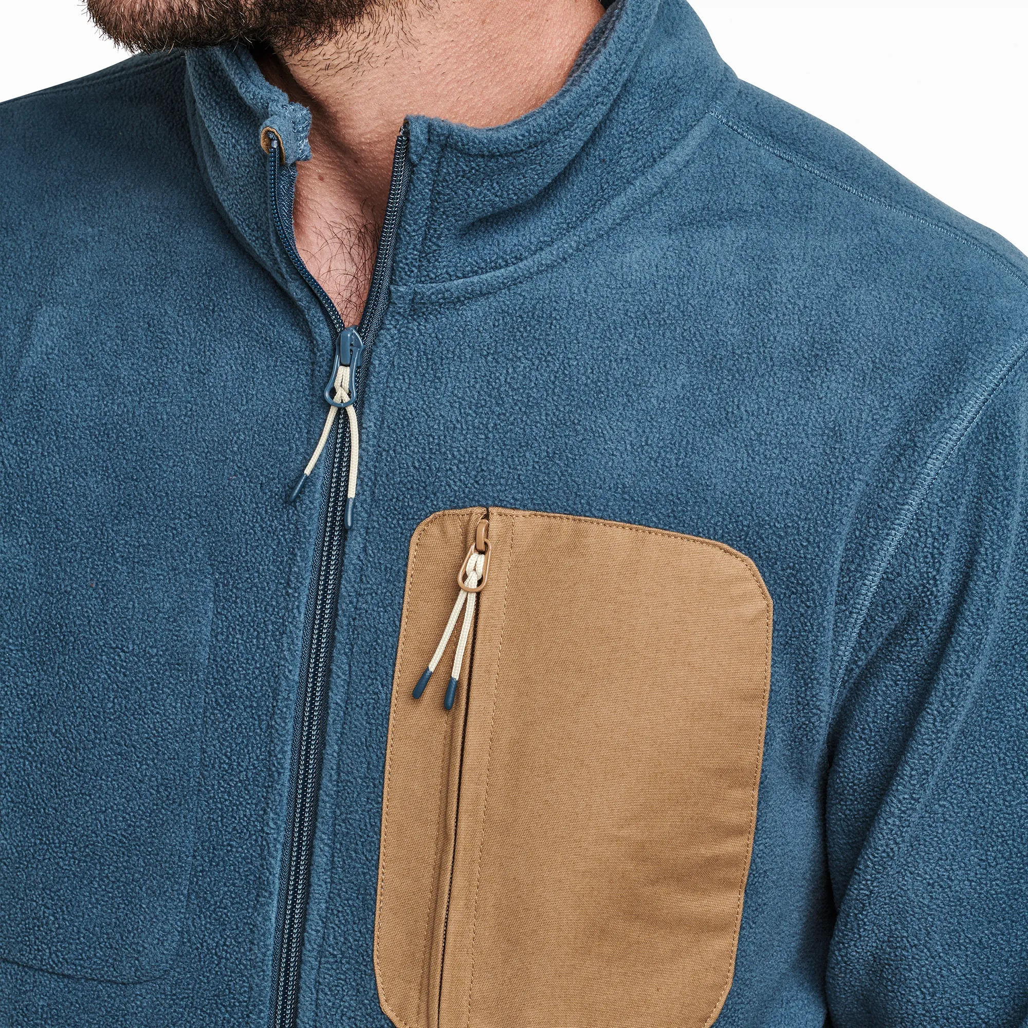 Landfall Fleece Hoodie - Deep Blue sold by Roark product image thumbnail 5