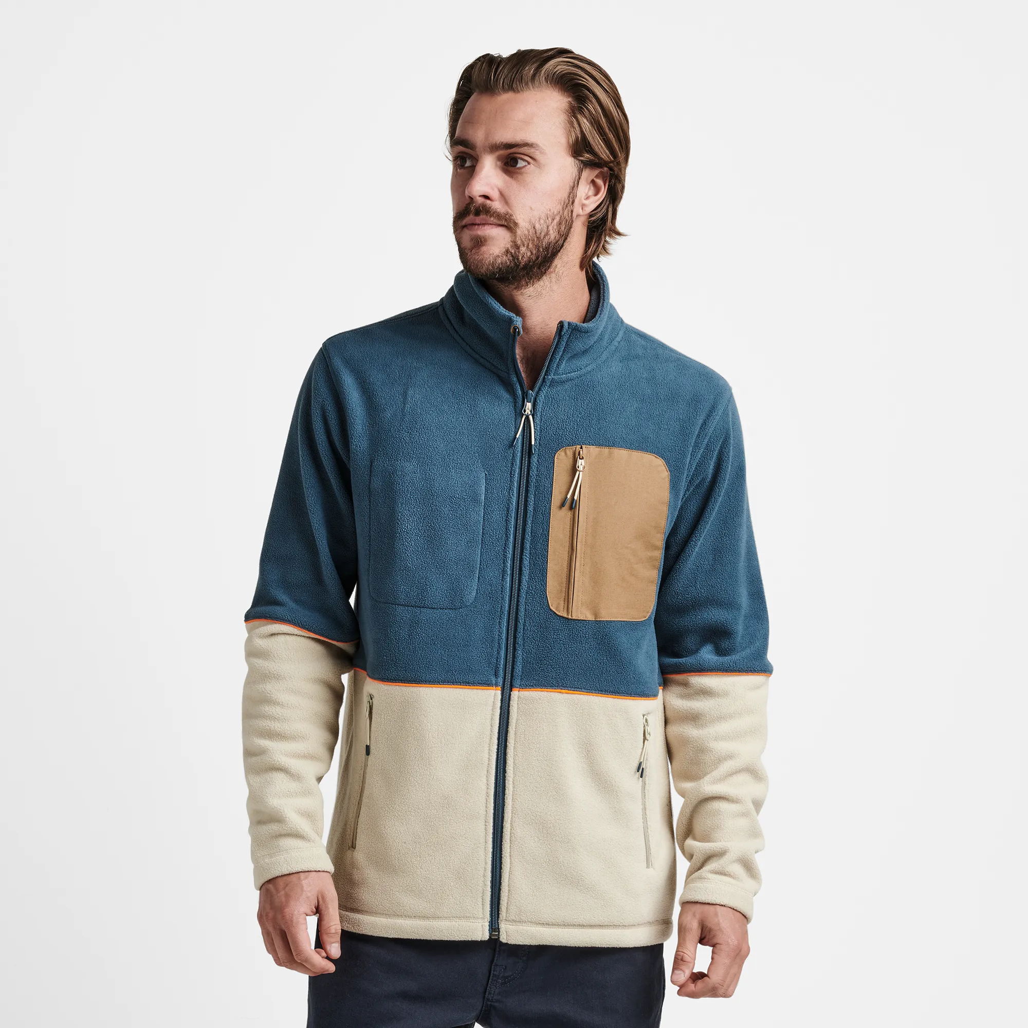 Landfall Fleece Hoodie - Deep Blue sold by Roark product image thumbnail 2