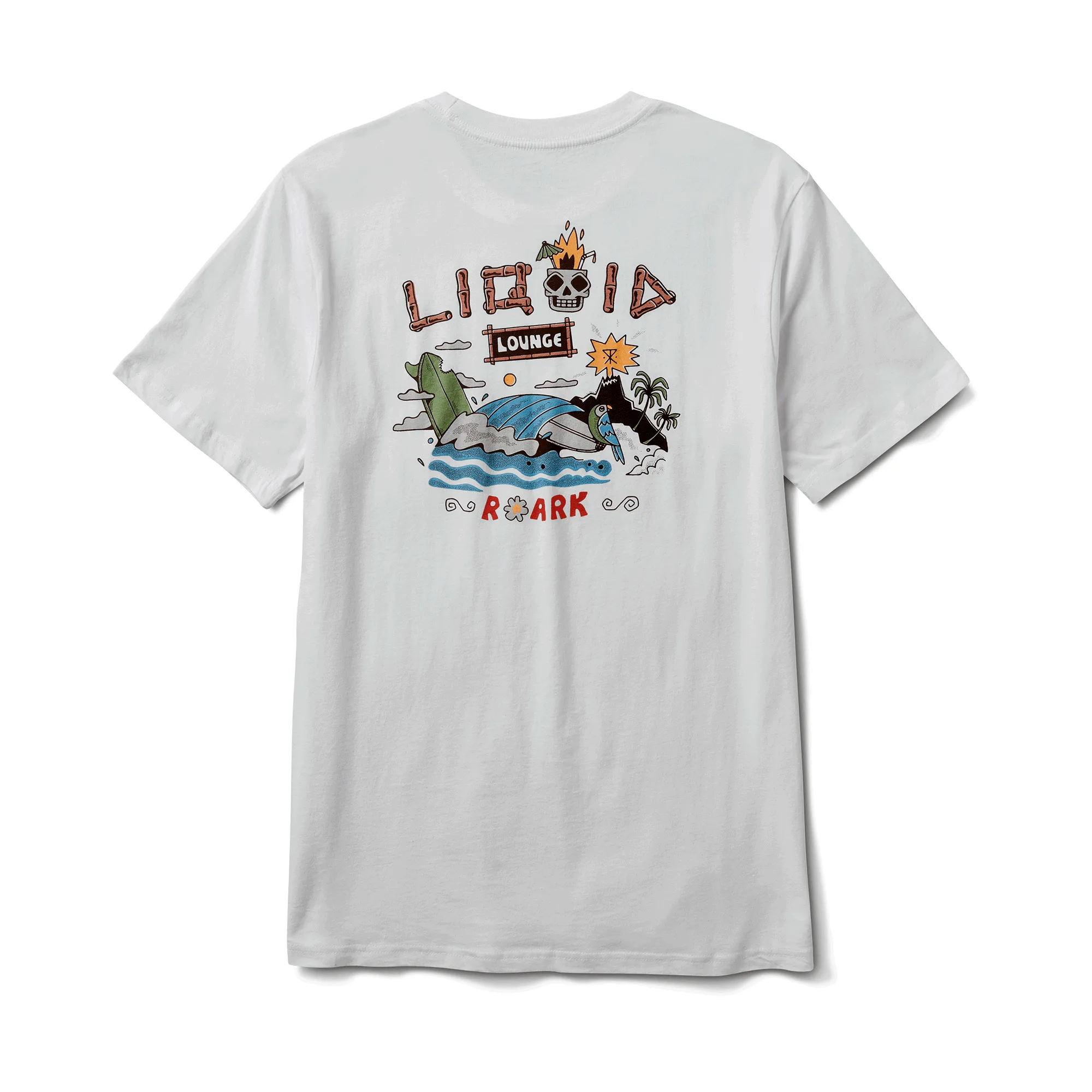 Liquid Lounge Premium Tee - White sold by Roark