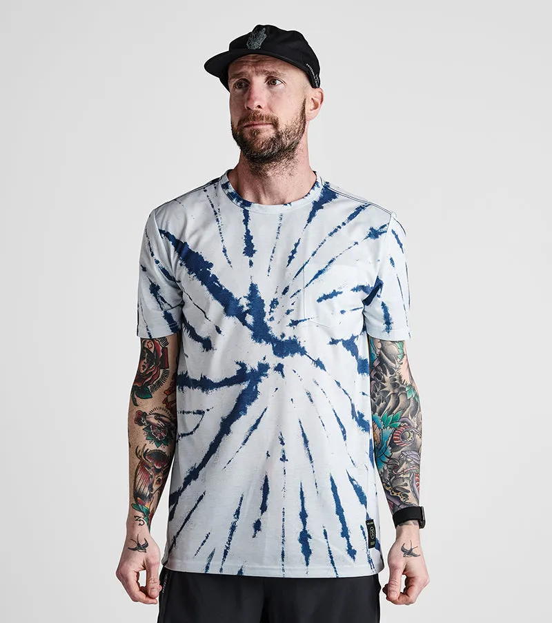 Mathis Short Sleeve Active Tee - Navy sold by Roark product image thumbnail 3