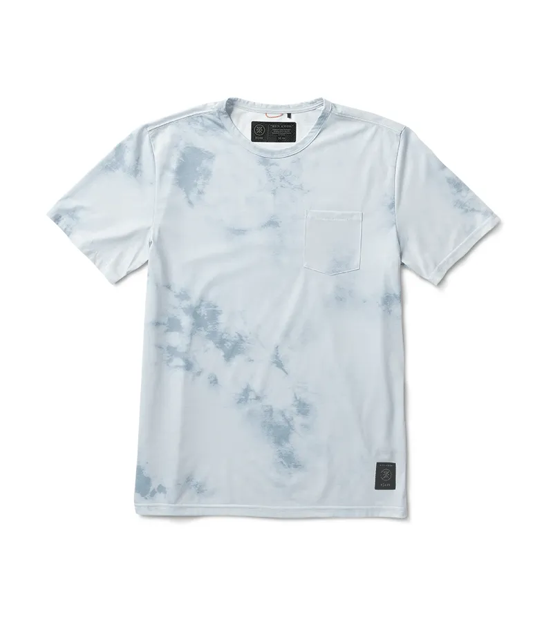 Mathis Short Sleeve Active Tee - Light Blue sold by Roark