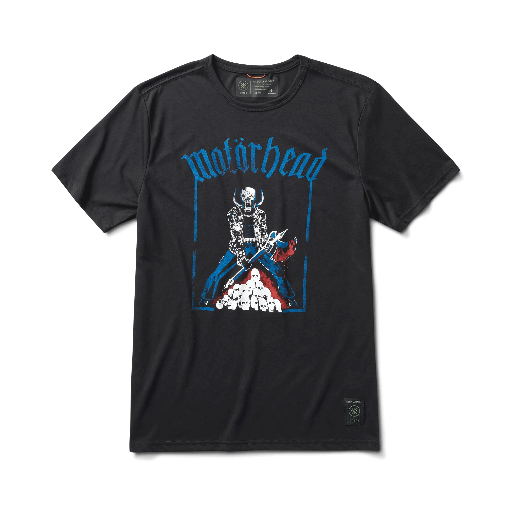 Mathis Short Sleeve Active Tee - Motorhead Black sold by Roark