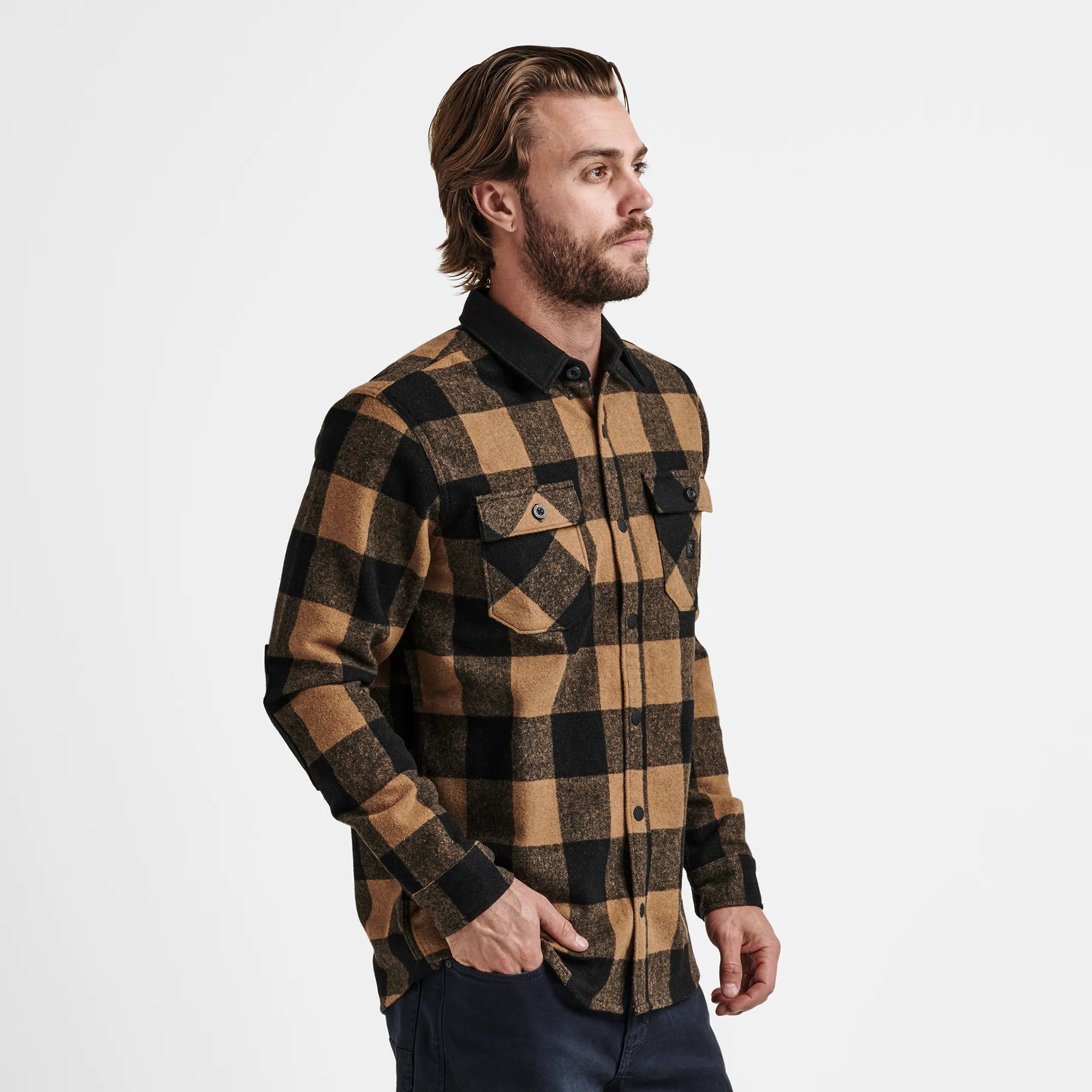 Nordsman Flannel - Dark Khaki sold by Roark product image thumbnail 4