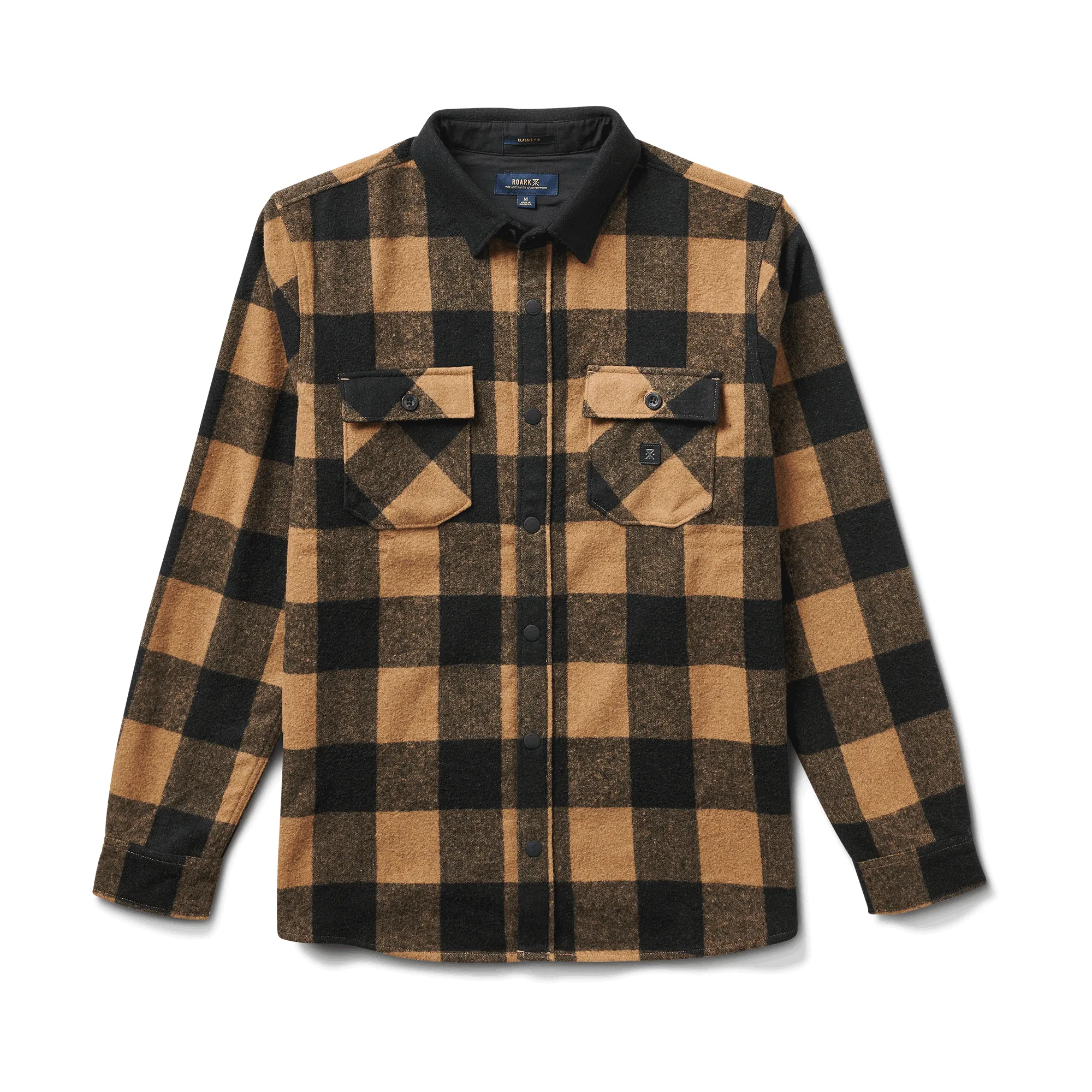 Nordsman Flannel - Dark Khaki sold by Roark