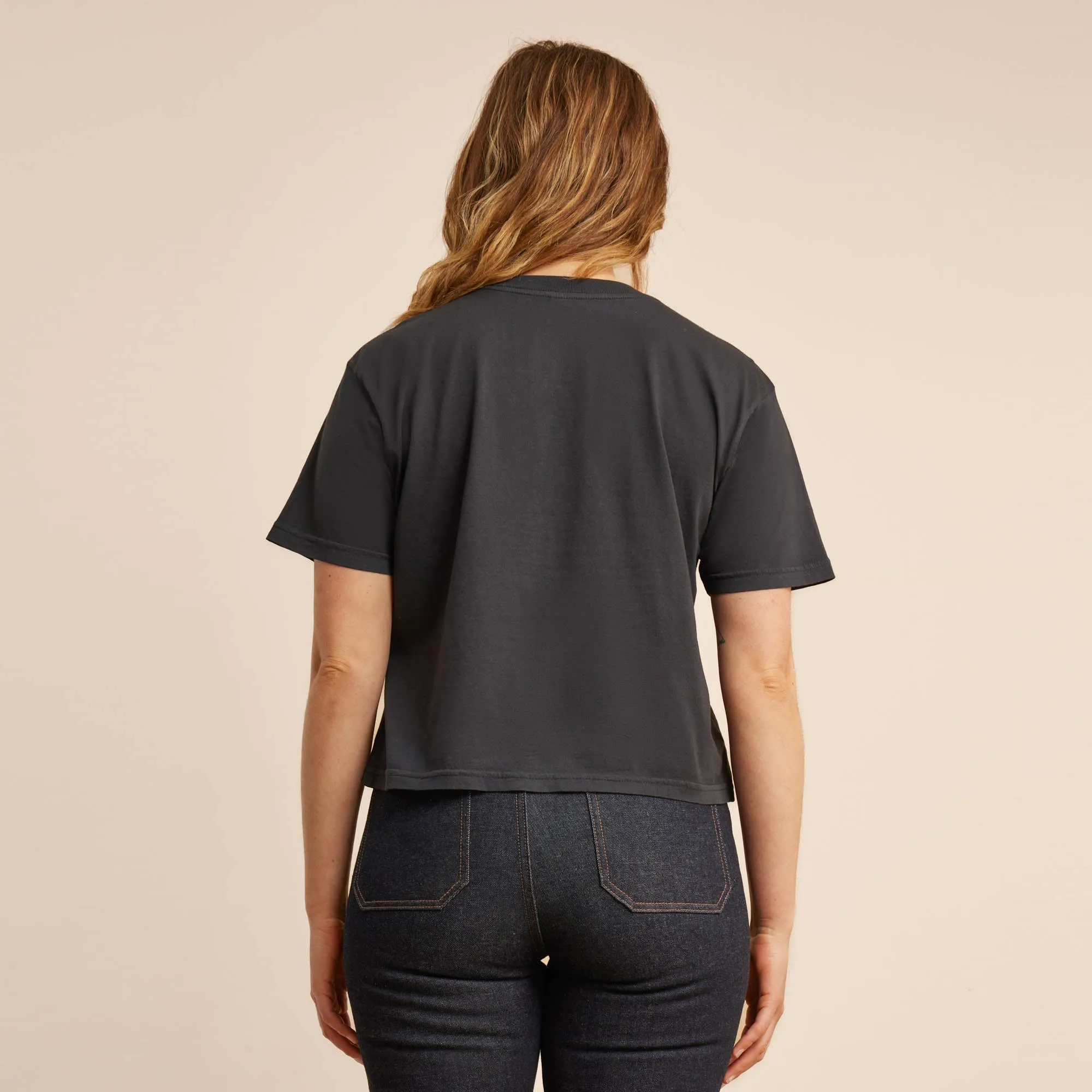 Open Roads Hokkaido Boxy Crop Premium Tee - Vintage Black sold by Roark product image thumbnail 2