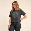 Open Roads Hokkaido Boxy Crop Premium Tee - Vintage Black sold by Roark