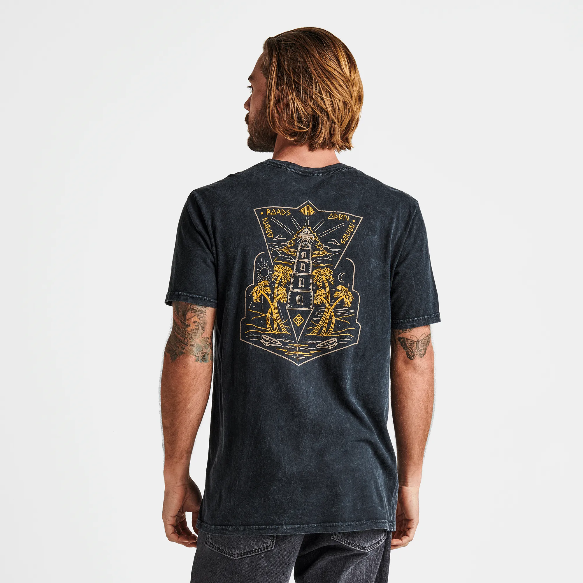 Open Roads Premium Tee - Black sold by Roark product image thumbnail 3