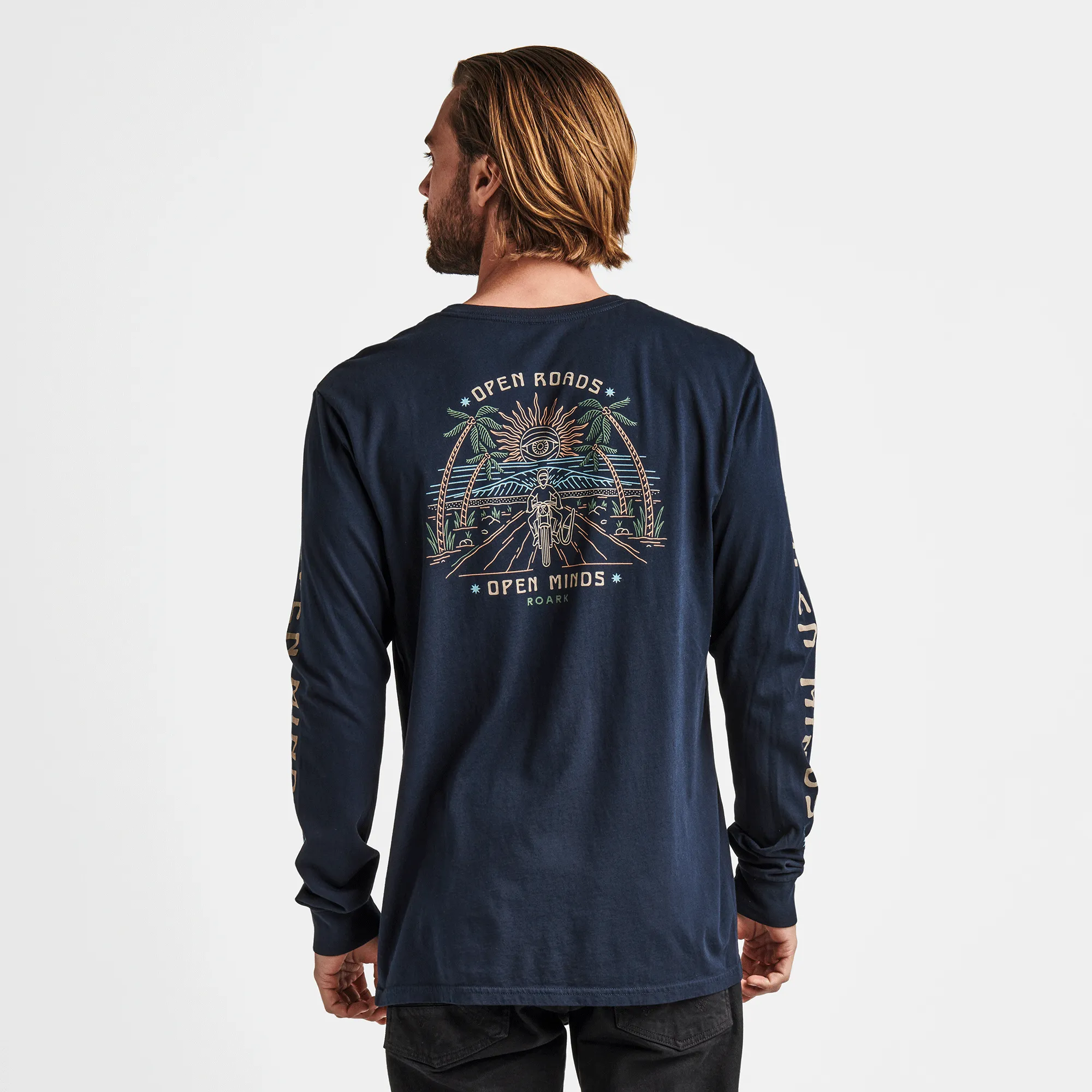 Open Roads Premium Tee - Dark Navy sold by Roark product image thumbnail 4
