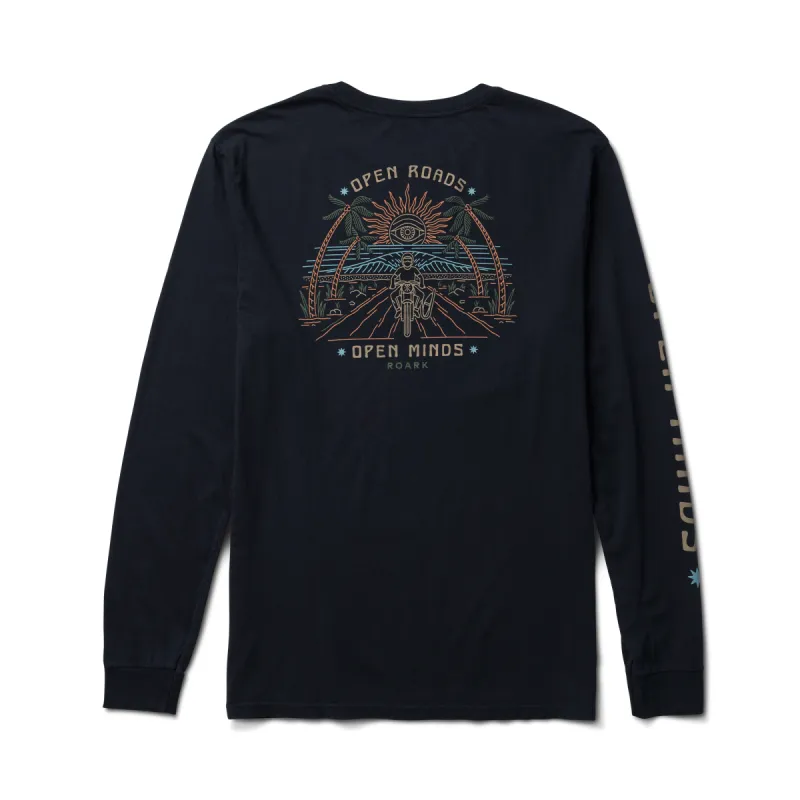 Open Roads Premium Tee - Dark Navy sold by Roark