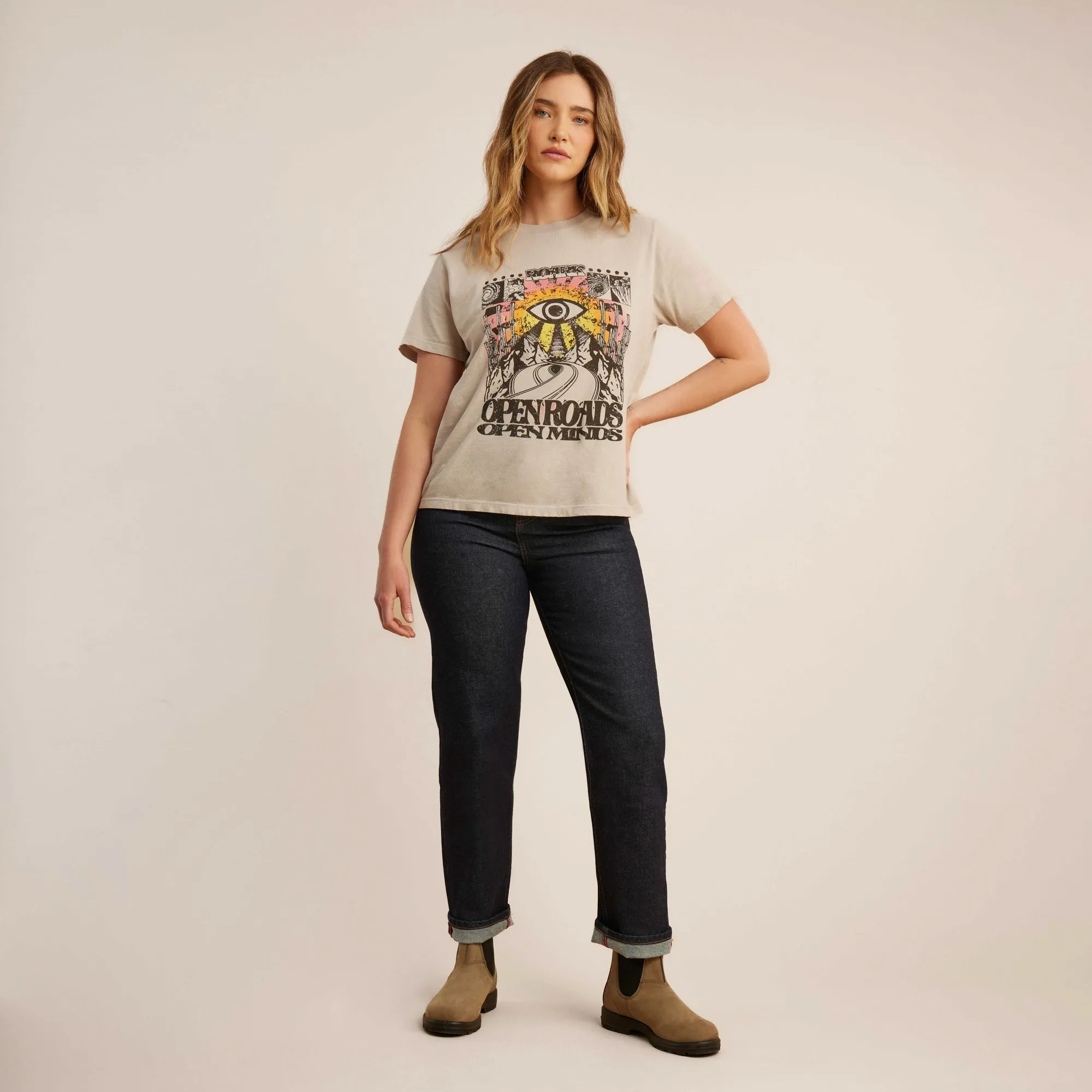 Open Roads Premium Tee - Stone sold by Roark product image thumbnail 4