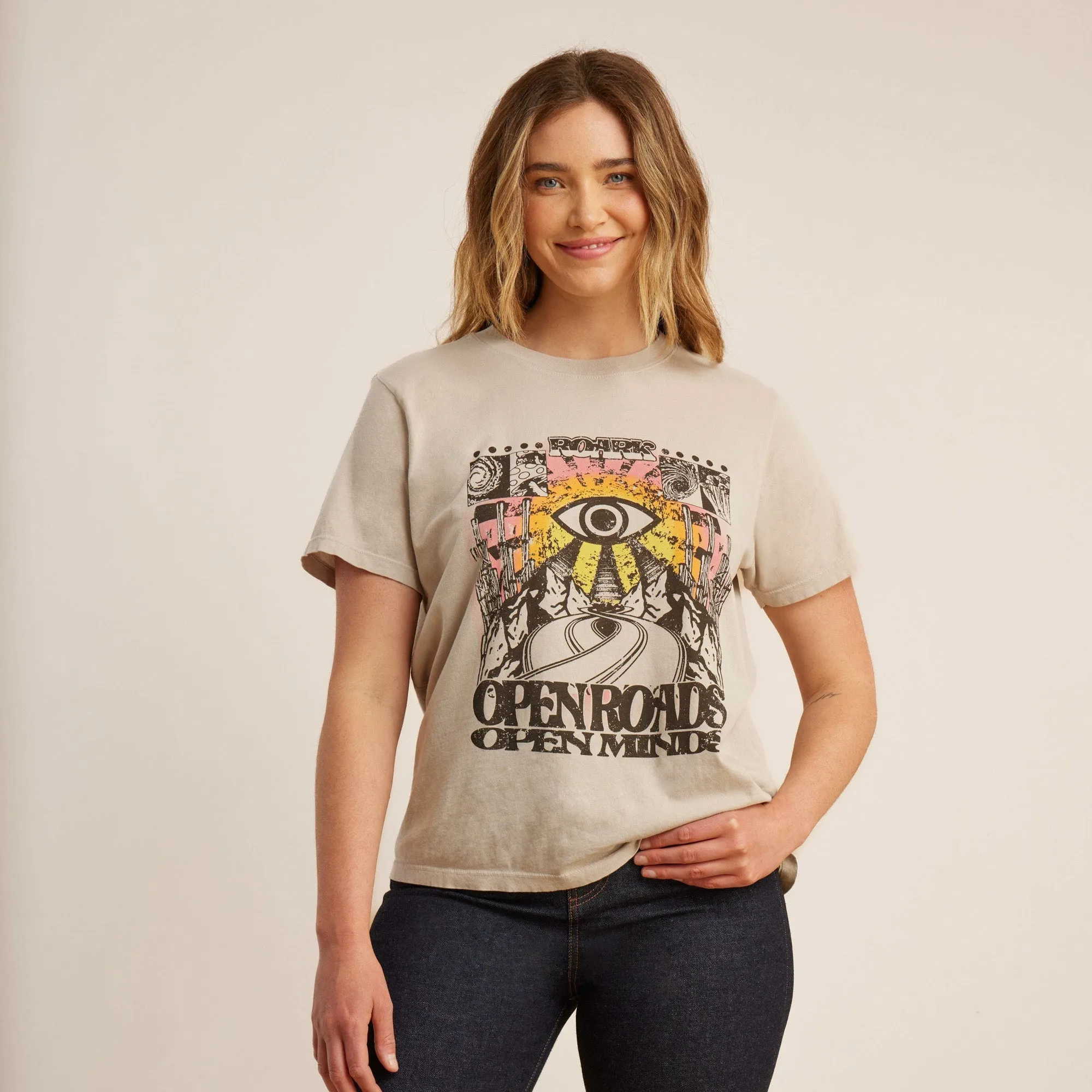 Open Roads Premium Tee - Stone sold by Roark product image thumbnail 2