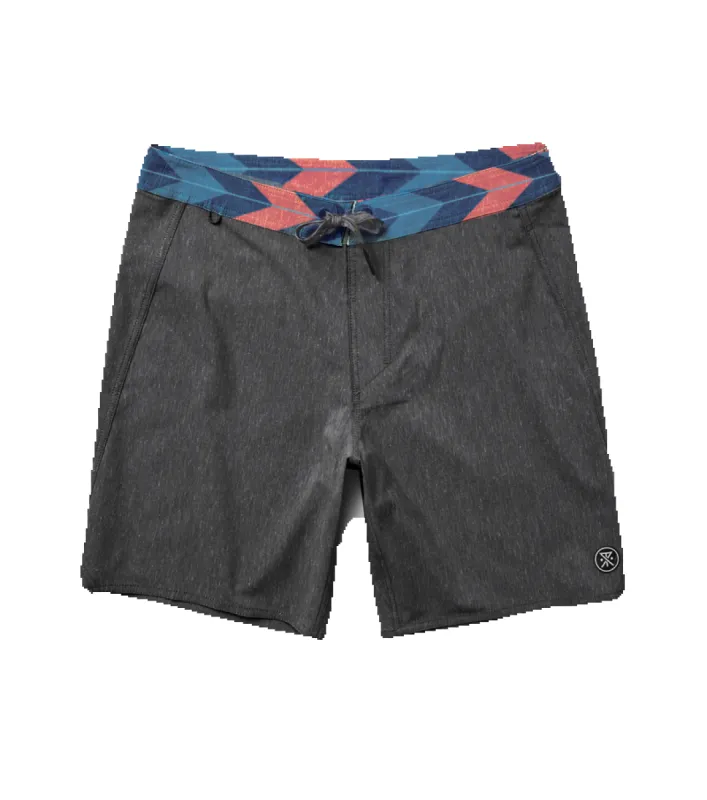 Passage 18" Boardshorts - Charcoal sold by Roark