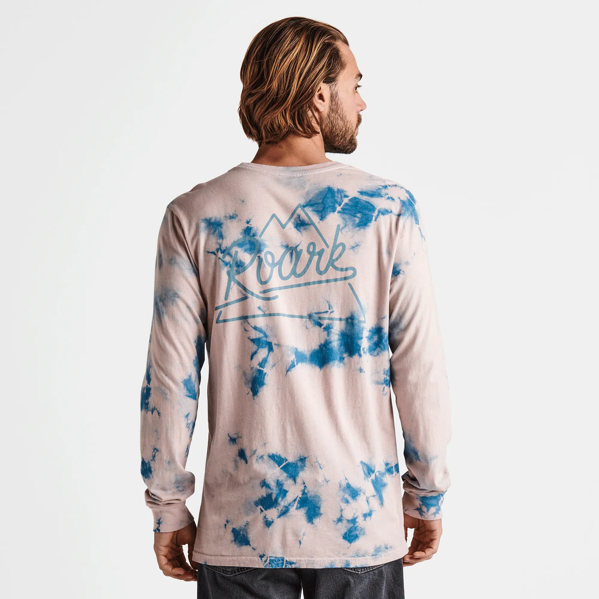 Peaking Long Sleeve Premium Tee - Dusty Pink sold by Roark product image thumbnail 3