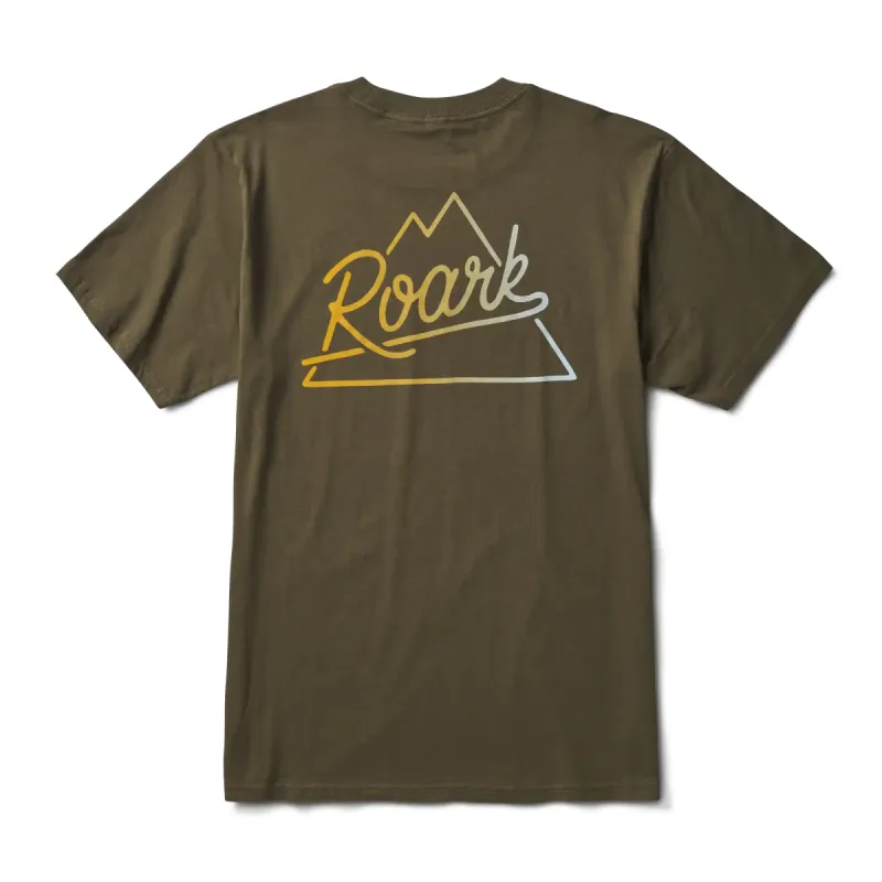 Peaking Premium Tee - Army sold by Roark