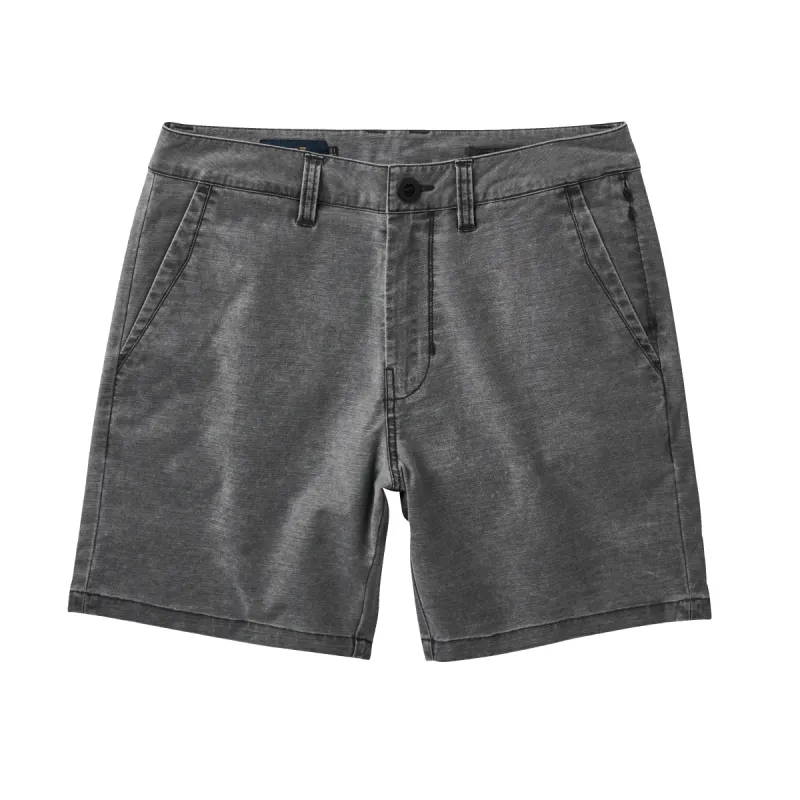 Porter Wash 17" Shorts - Black made by Roark