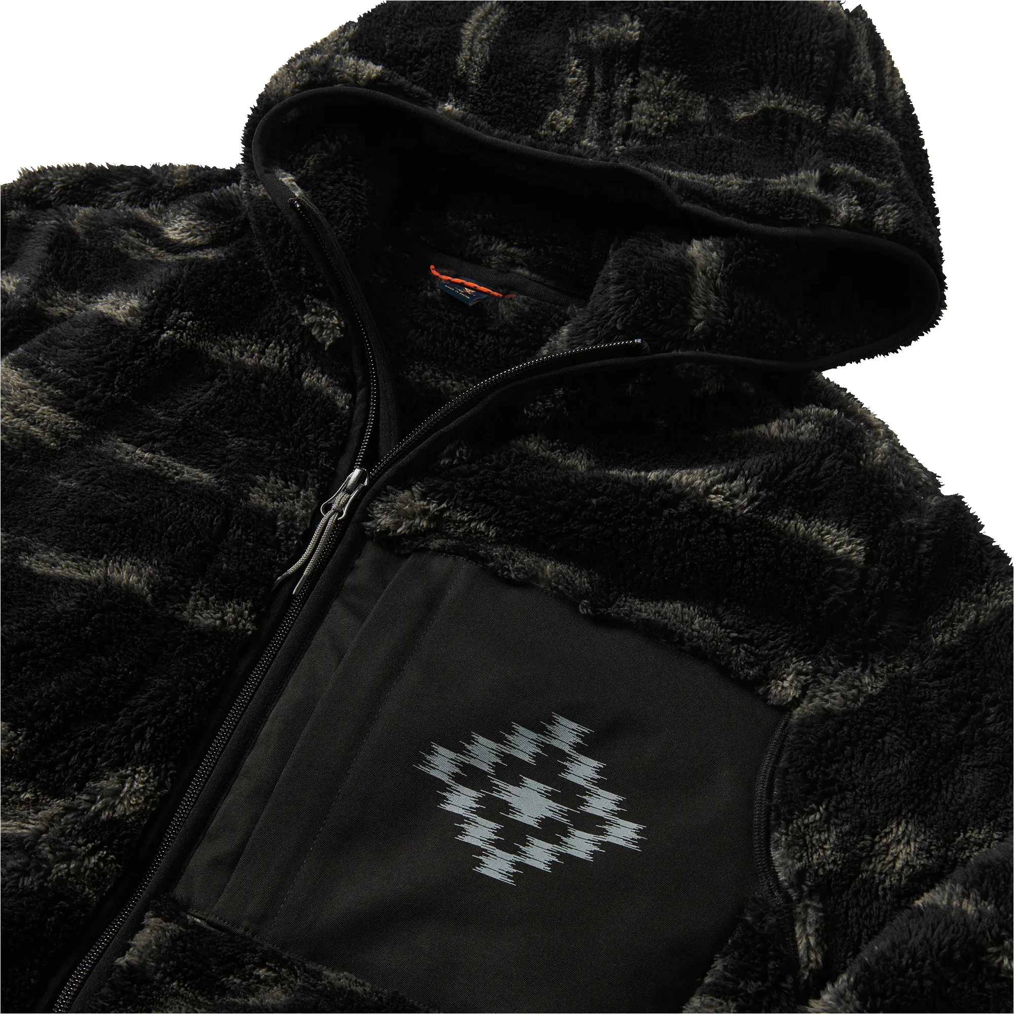 Rambler Fleece Hoodie - Grey Kikagaku sold by Roark product image thumbnail 3