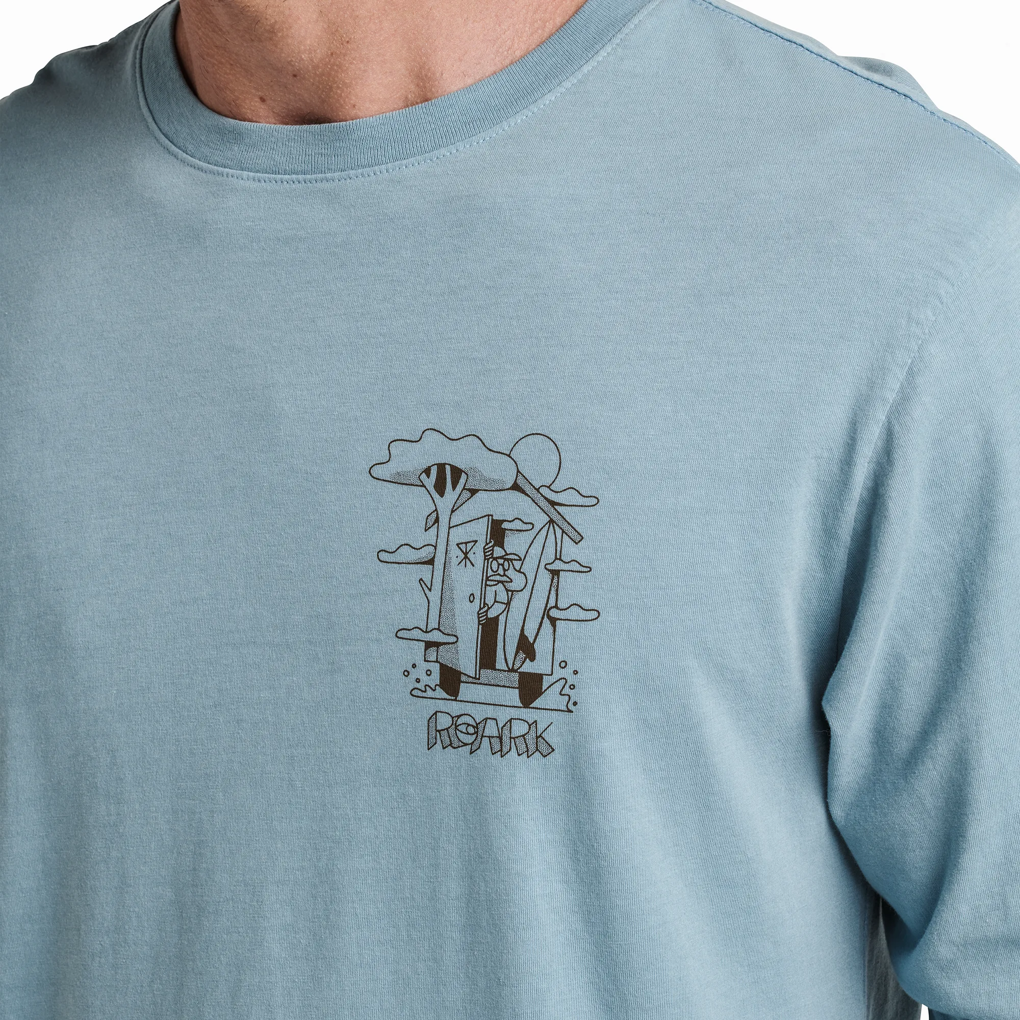 Road Trip Club Premium Tee - Dusty Blue sold by Roark product image thumbnail 4