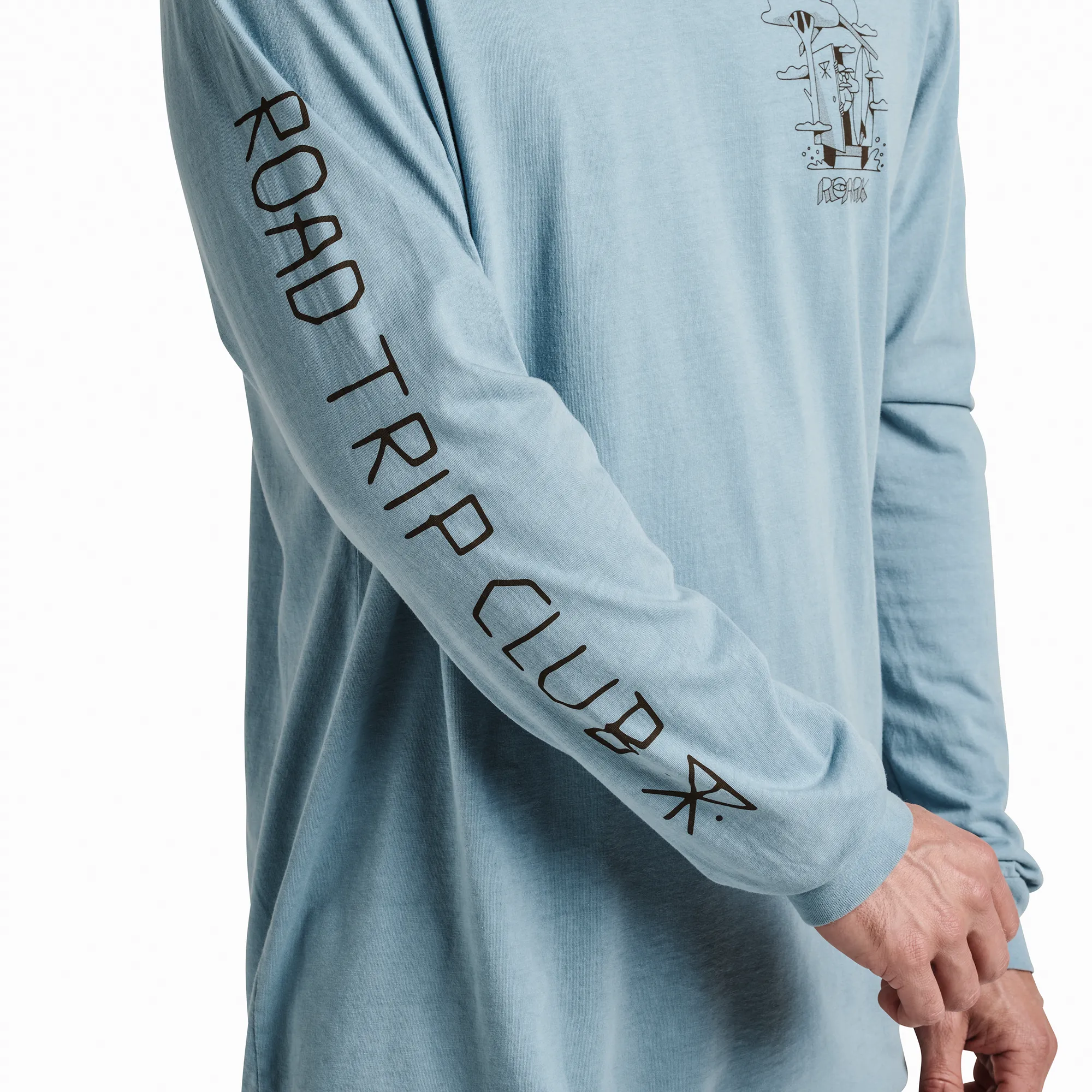 Road Trip Club Premium Tee - Dusty Blue sold by Roark product image thumbnail 5