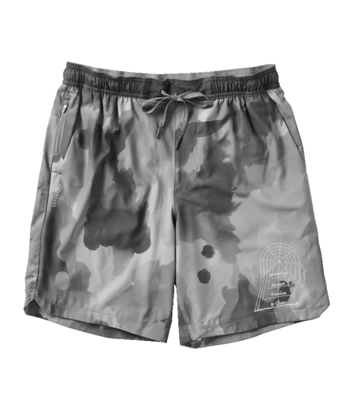 Serrano Active Shorts 8" - Dark Grey made by Roark