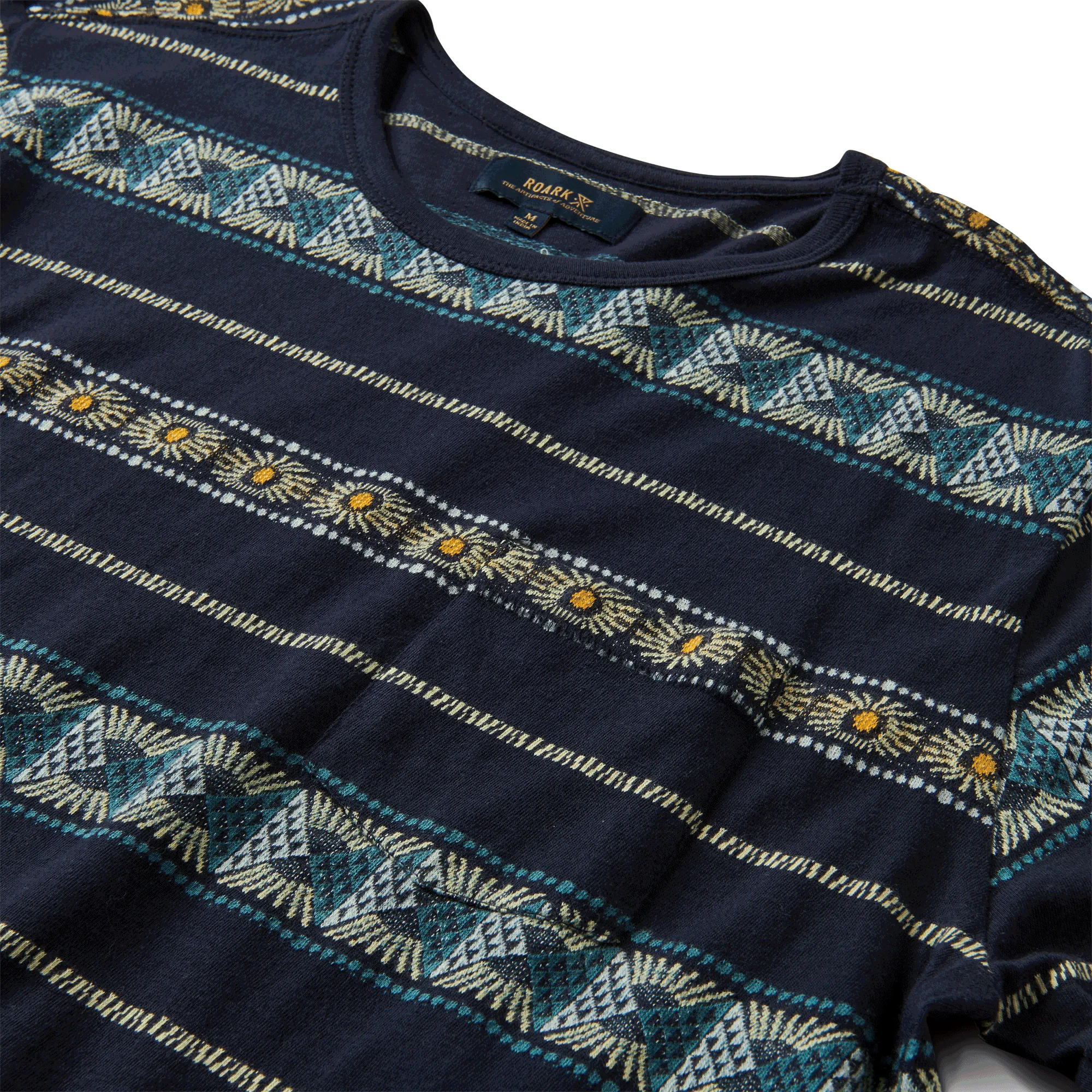 Sunburst Pocket Crew Short Sleeve Tee - Dark Navy sold by Roark product image thumbnail 5